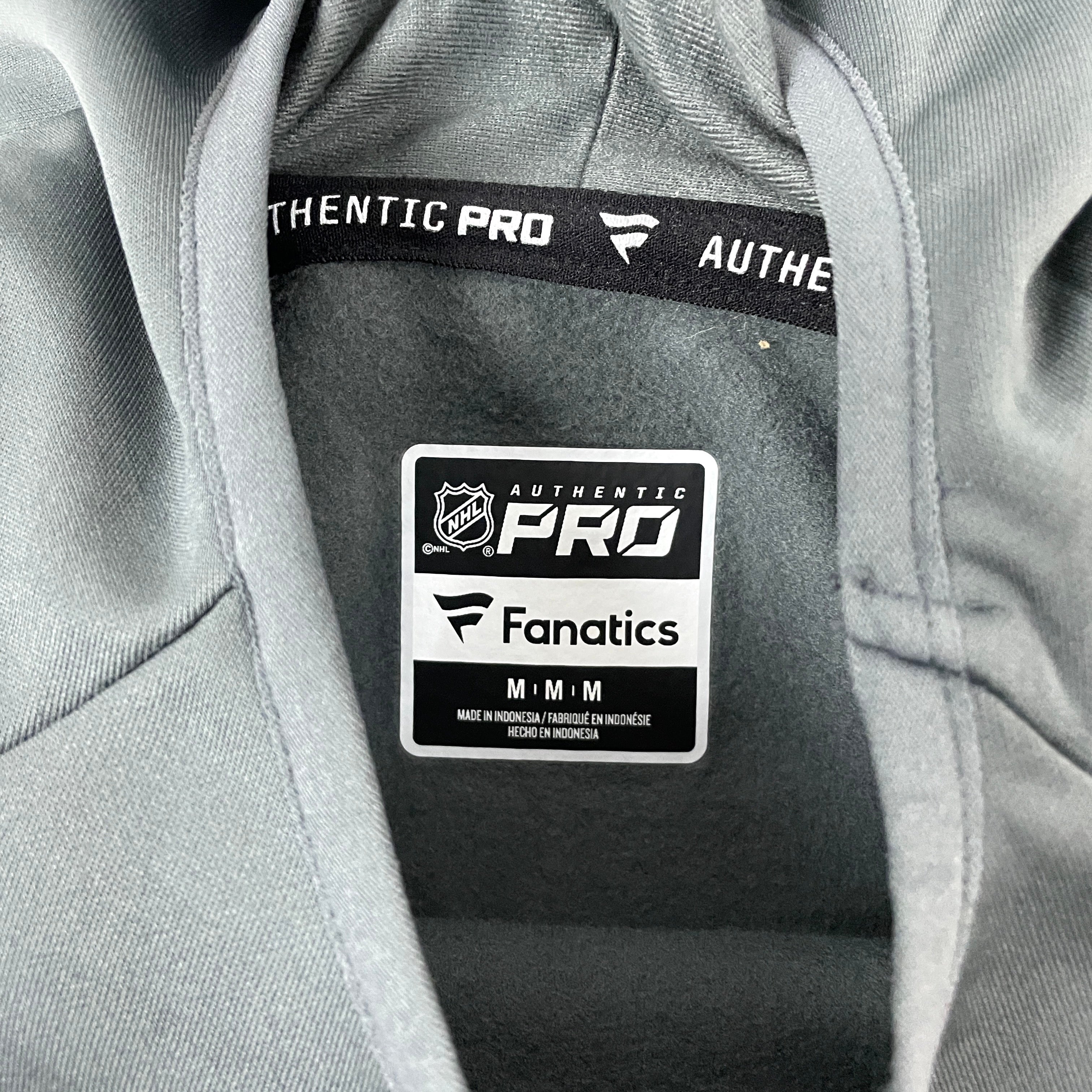 Brand New Dark Grey Fanatics Pro Team Issued Hoodie | Vegas Golden Knights | Senior Medium