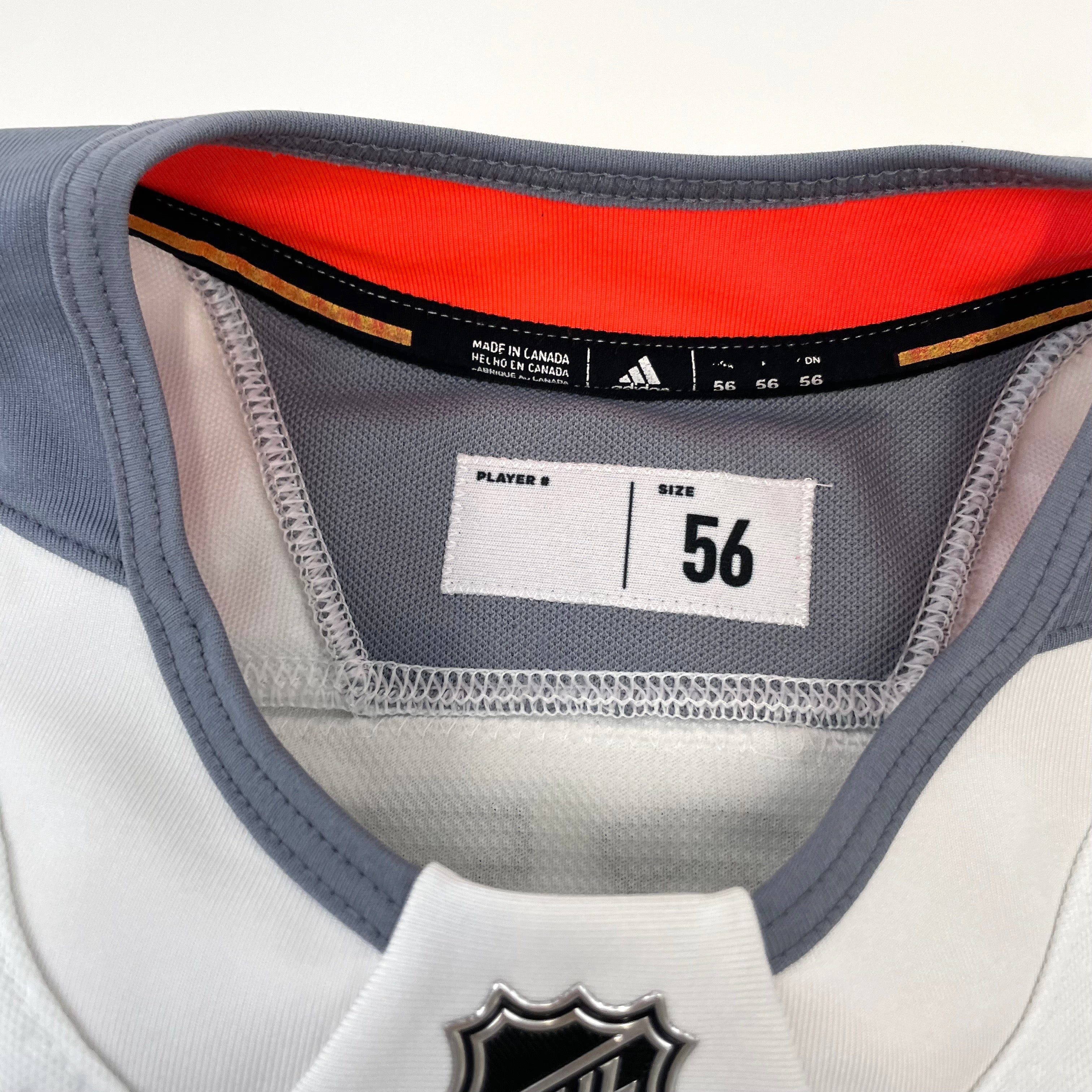 Used LA Kings White MIC Adidas Practice/Camp Jersey | Kosior | Size 56 | #63