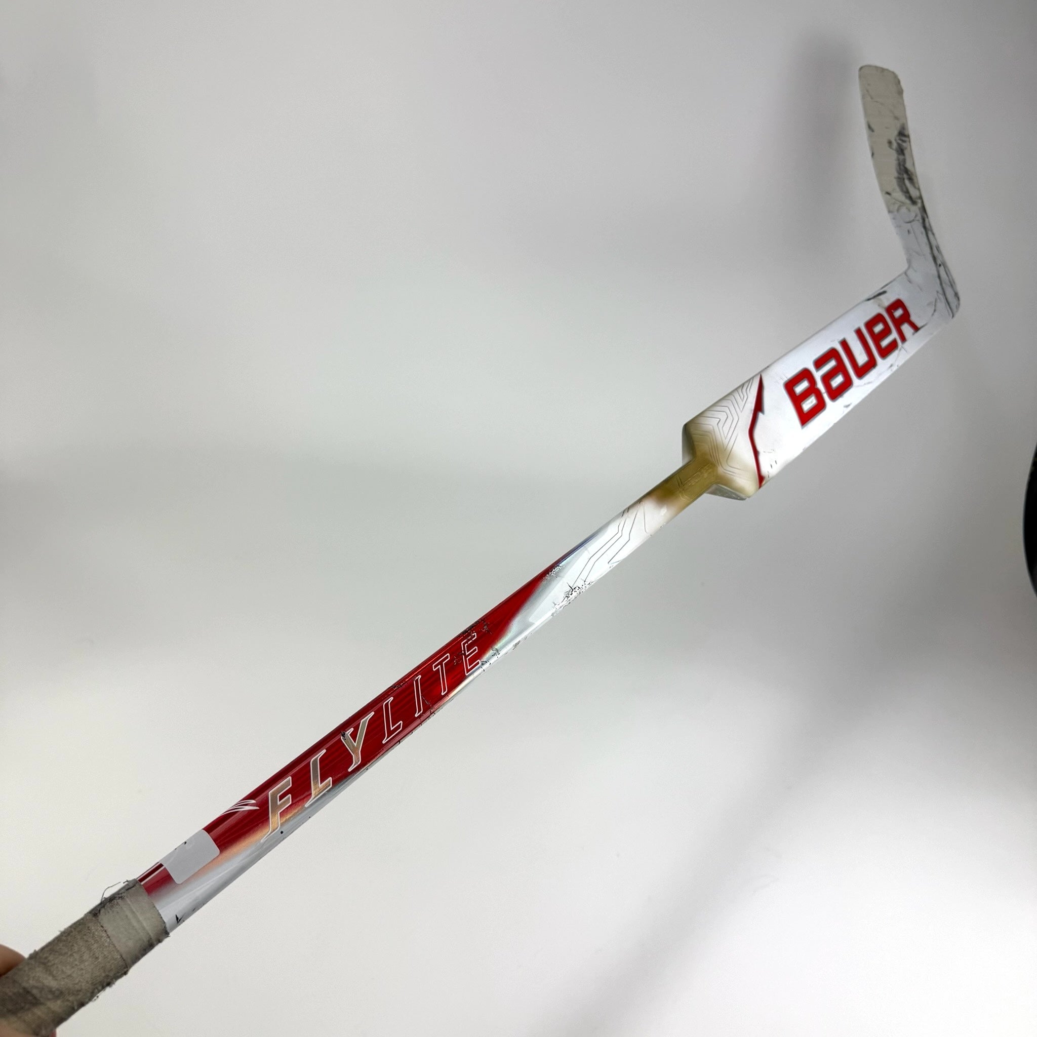 Red Bauer Flylite Goalie Stick | P31 Curve 26" Paddle | J574 - Top Flight Hockey