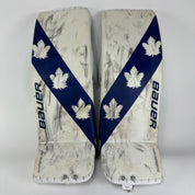 Used Toronto Maple Leafs Bauer Vapor Hyperlite Goalie Pads | Hutchininson | 35+1"