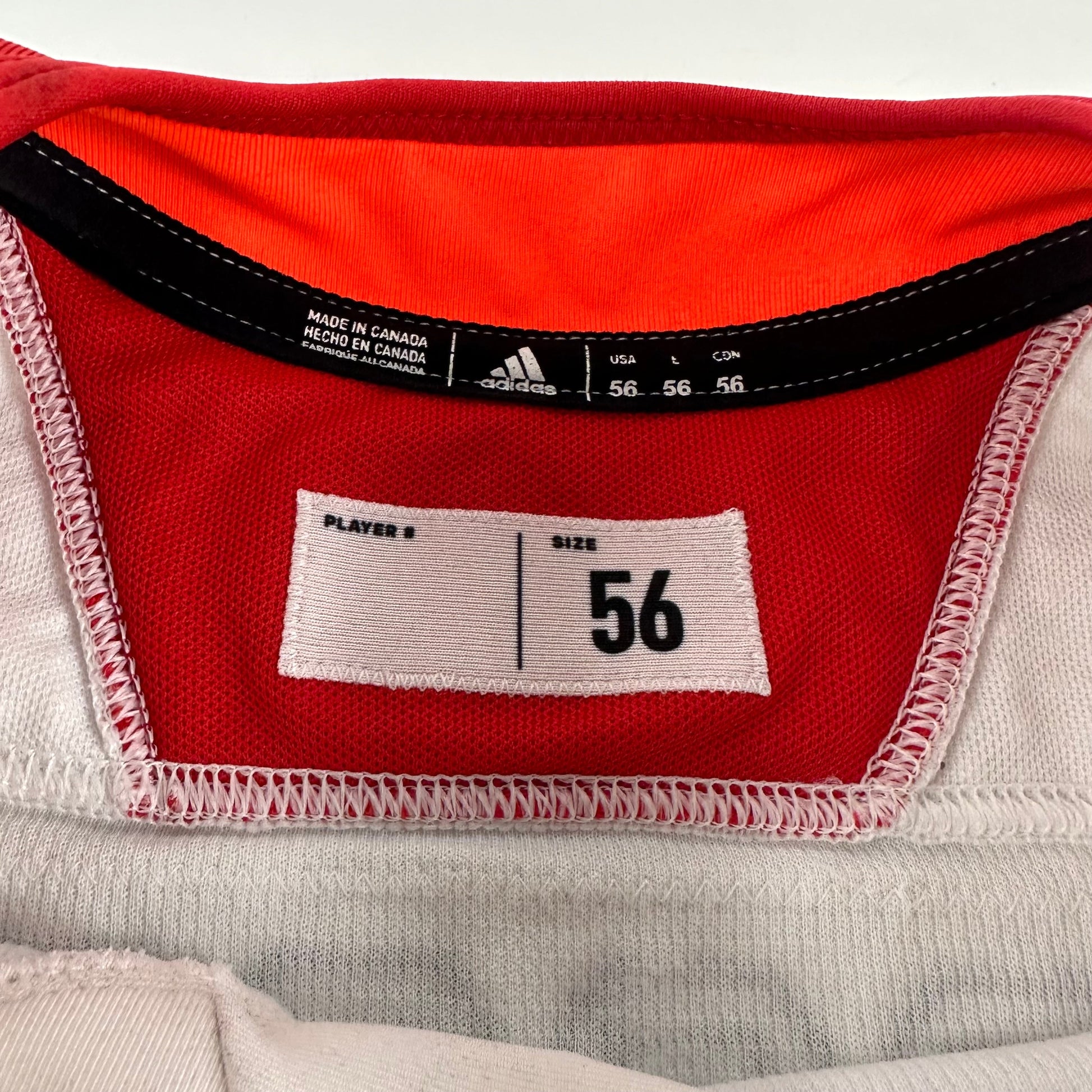 ROOS #48 - White Chicago Blackhawks Camp / Practice Jersey - Adidas MIC Size 56 - Top Flight Hockey