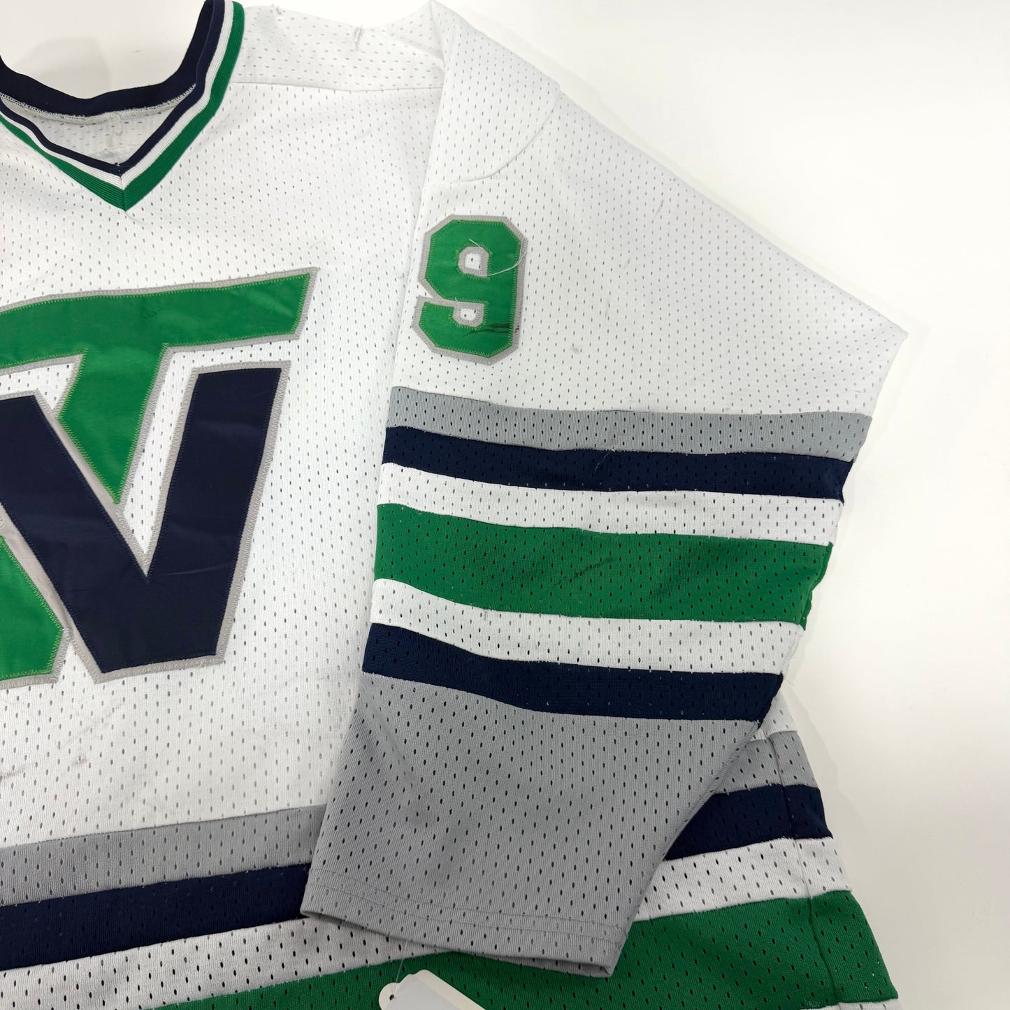 Used White New Trier Jersey | Senior XL | J104