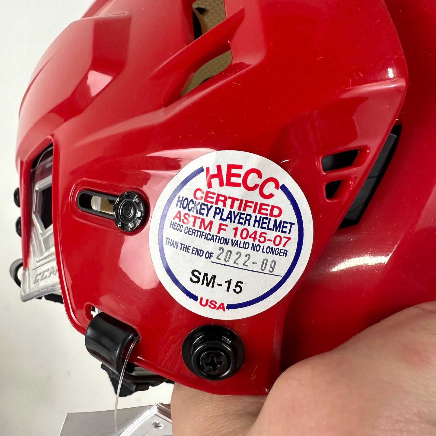 Brand New Resistance 110 Helmet In Box - Red - Small - #CCM369 - Top Flight Hockey