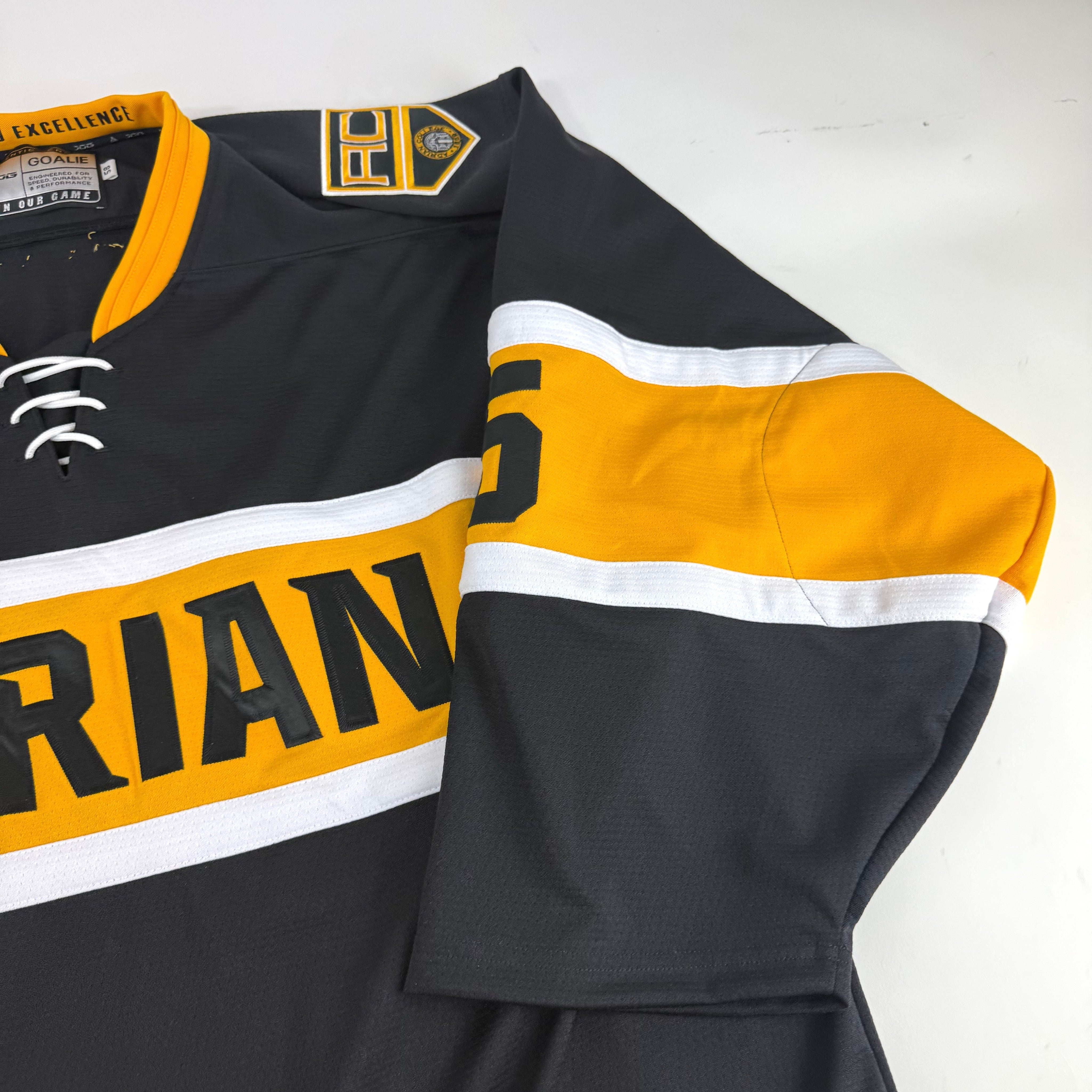 Black Adrian College Game Jersey | Size 58 Goalie | #35