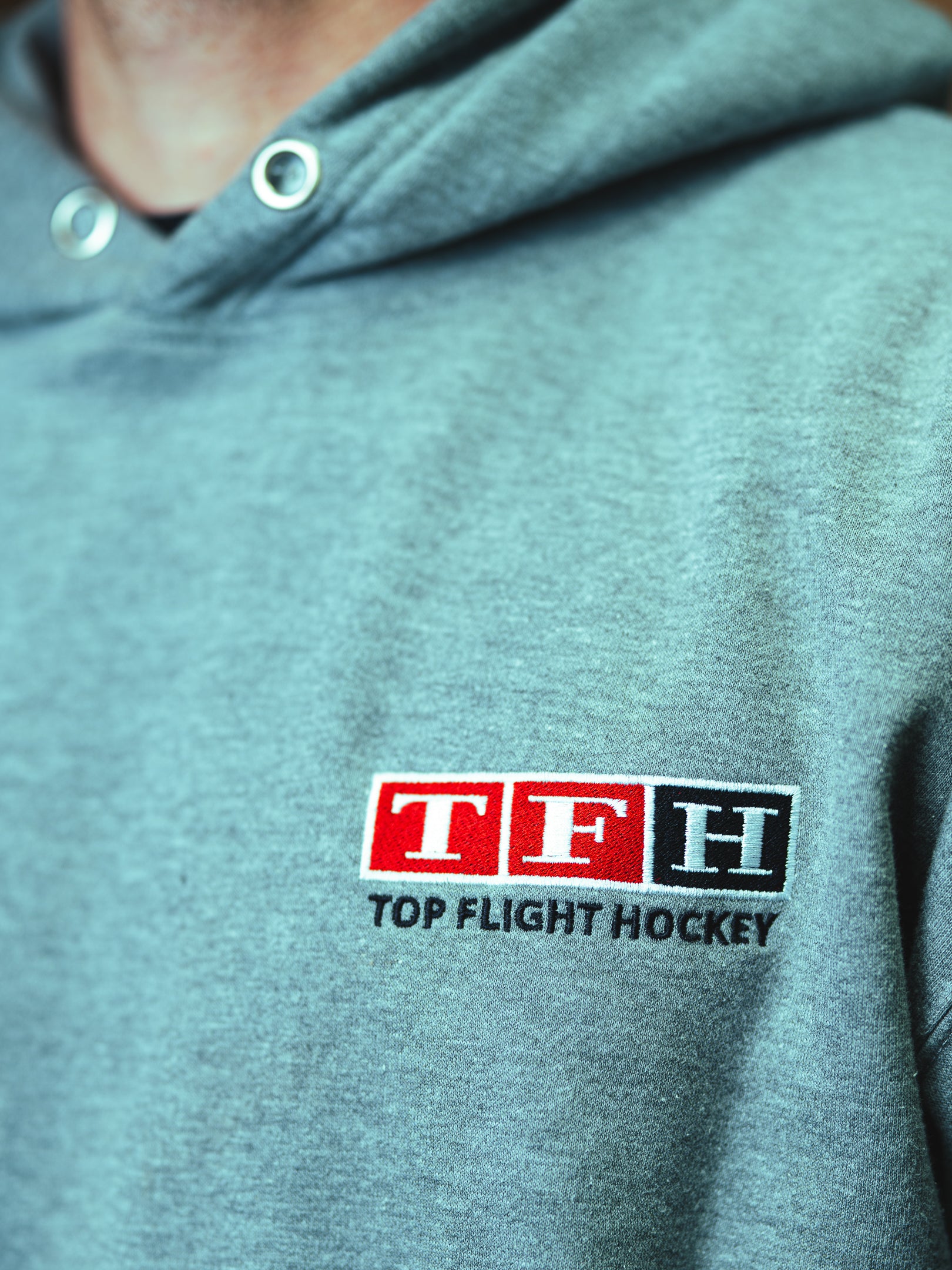 Top Flight Retro Embroidered Hoodie - Top Flight Hockey
