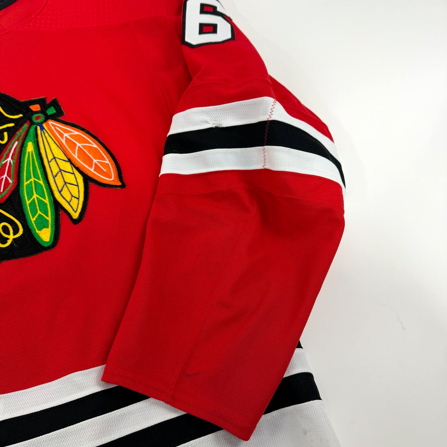 Jake McCabe #6 Home Chicago Blackhawks Game Worn Jersey 2022-2023, Set 1 | Size 56 | 8268-25481