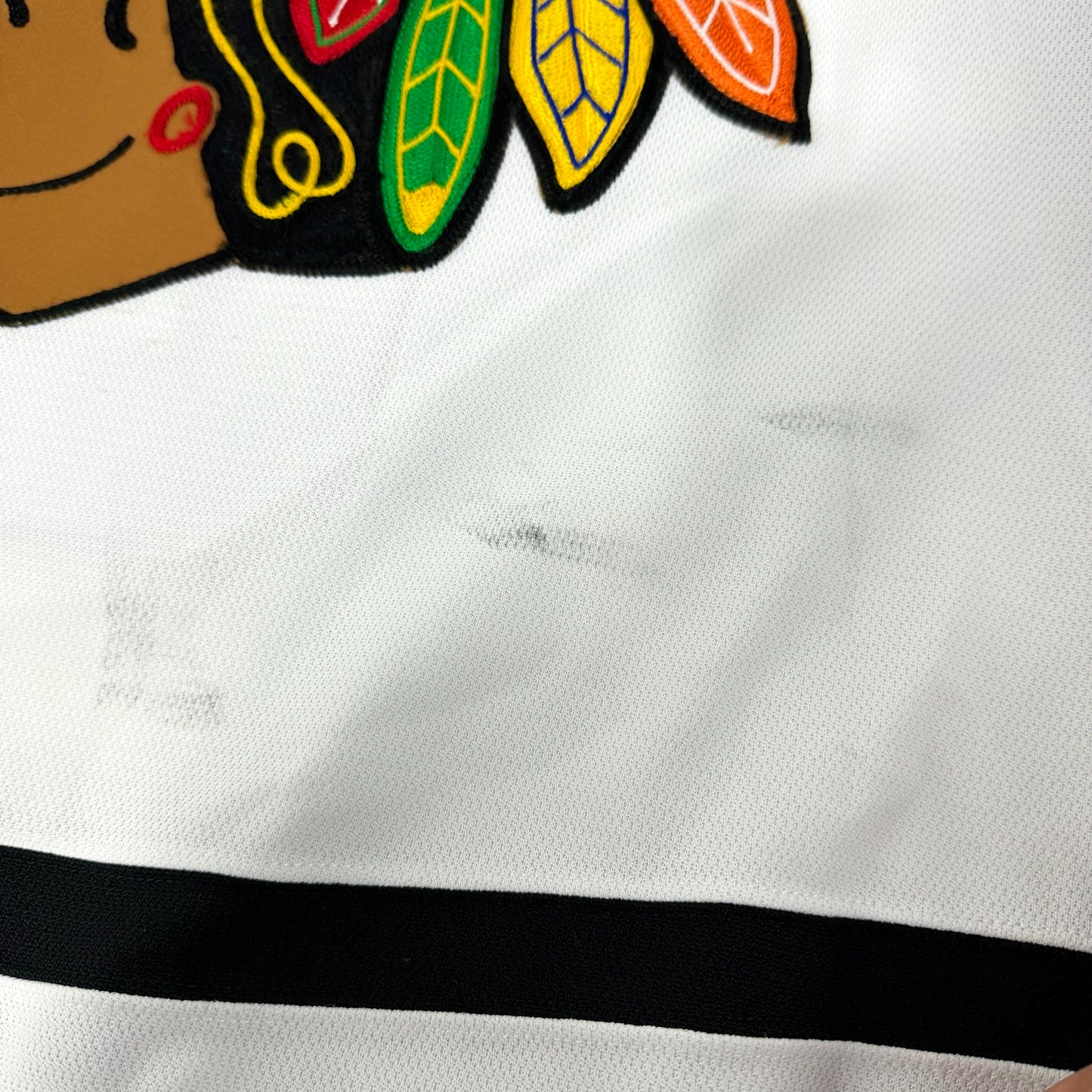 Jack Johnson #8 Away Chicago Blackhawks Game Worn Jersey 2022-2023, Set 1 | Size 58 | 3953-25514