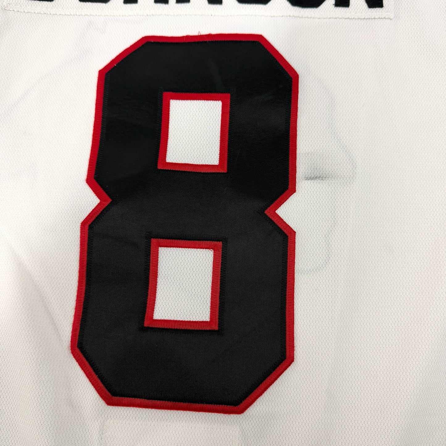 Jack Johnson #8 Away Chicago Blackhawks Game Worn Jersey 2022-2023, Set 1 | Size 58 | 3953-25514