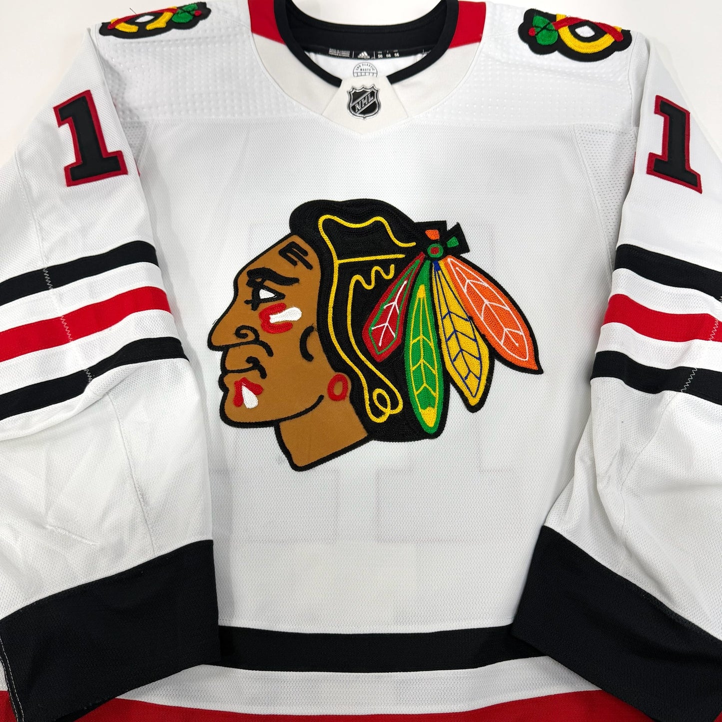 Taylor Raddysh #11 Away Chicago Blackhawks Game Worn Jersey 2022-2023, Set 1 | Size 56 | 4098-25517