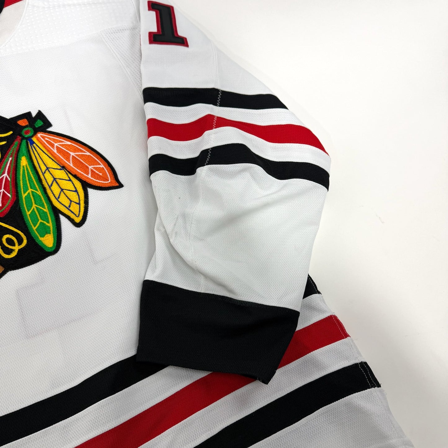 Taylor Raddysh #11 Away Chicago Blackhawks Game Worn Jersey 2022-2023, Set 1 | Size 56 | 4098-25517