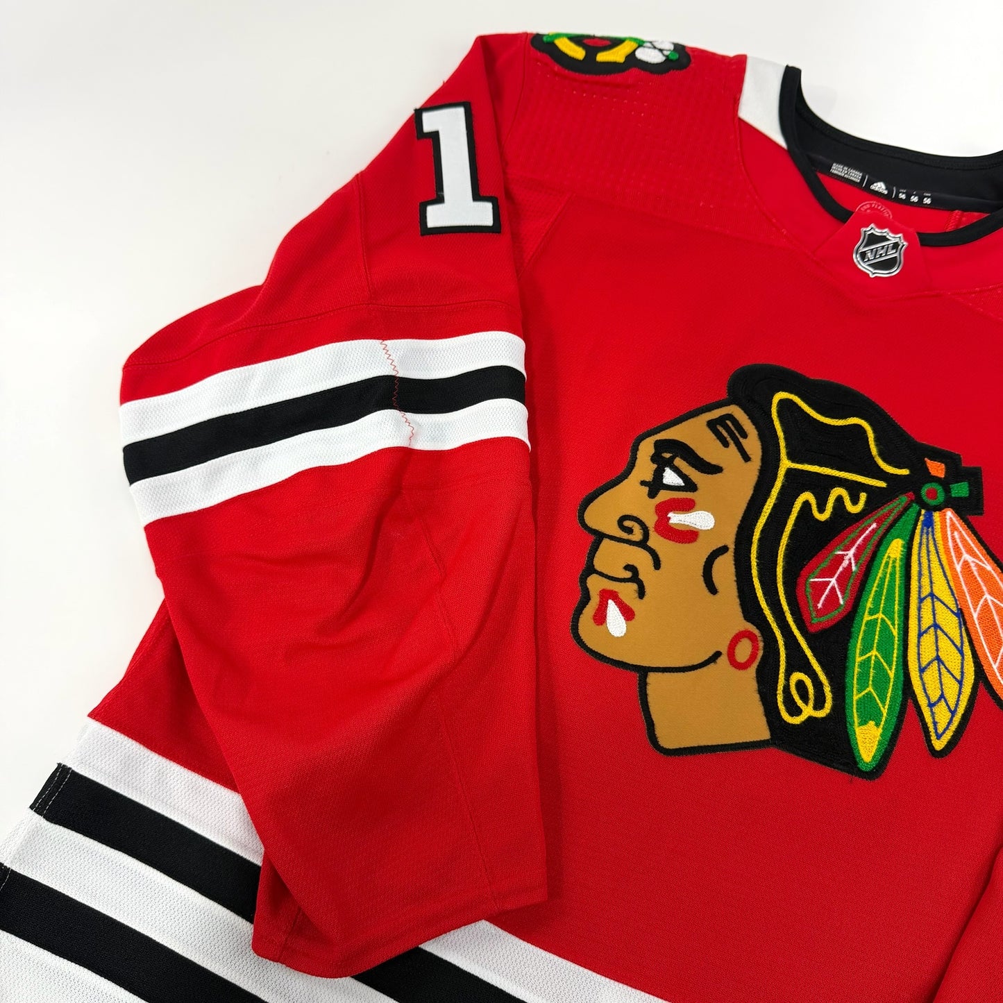 Taylor Raddysh #11 Home Chicago Blackhawks Game Worn Jersey 2022-2023, Set 2 | Size 56 | 6361-25483