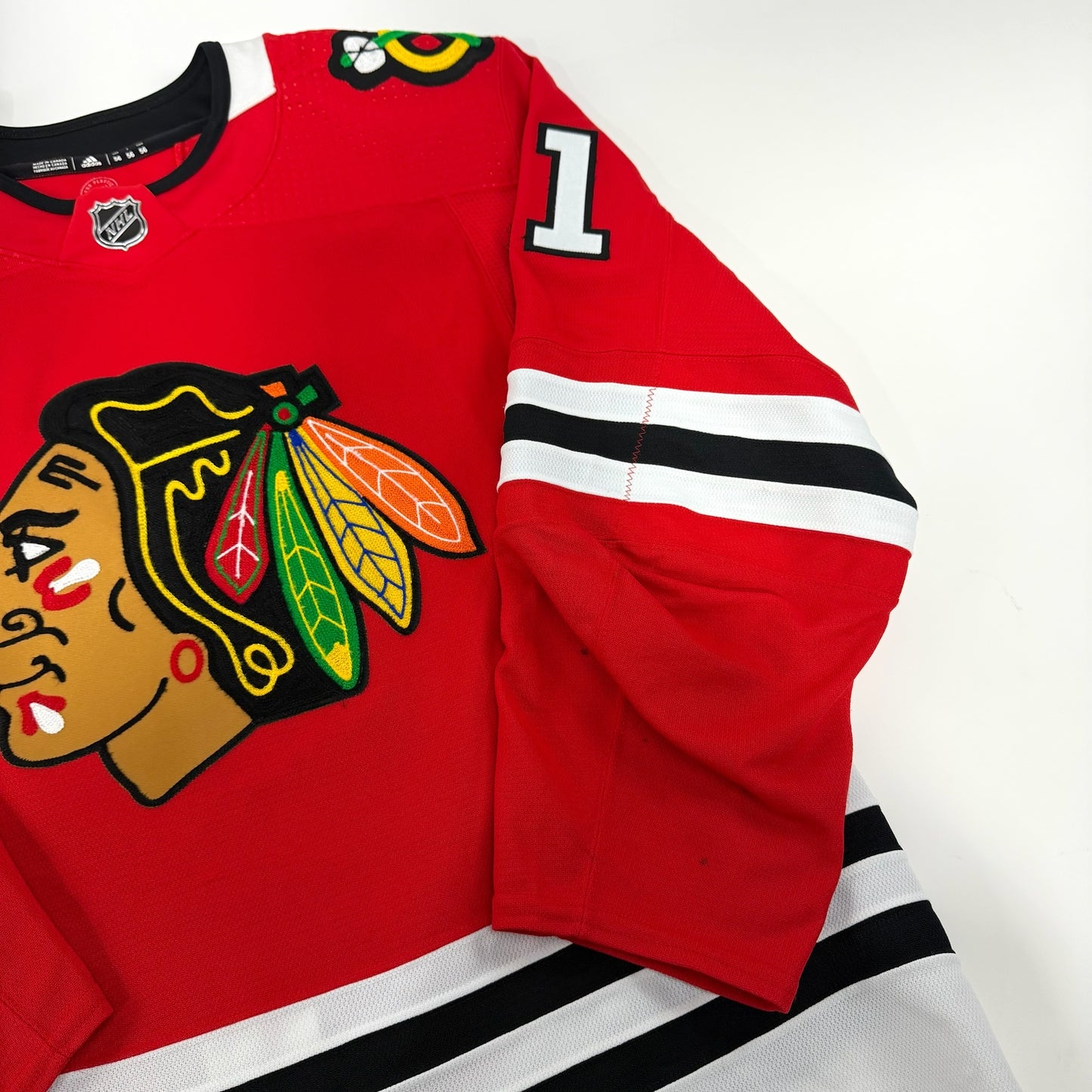 Taylor Raddysh #11 Home Chicago Blackhawks Game Worn Jersey 2022-2023, Set 2 | Size 56 | 6361-25483