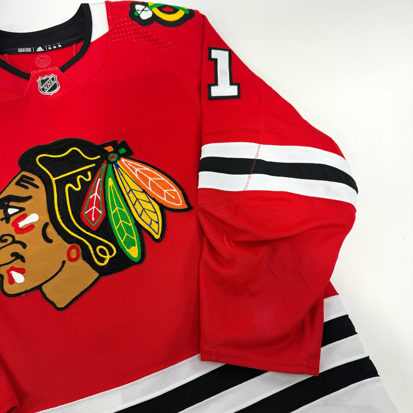 Taylor Raddysh #11 Home Chicago Blackhawks Game Worn Jersey 2023-2024, Set 1 | Size 56 | 3758-25561
