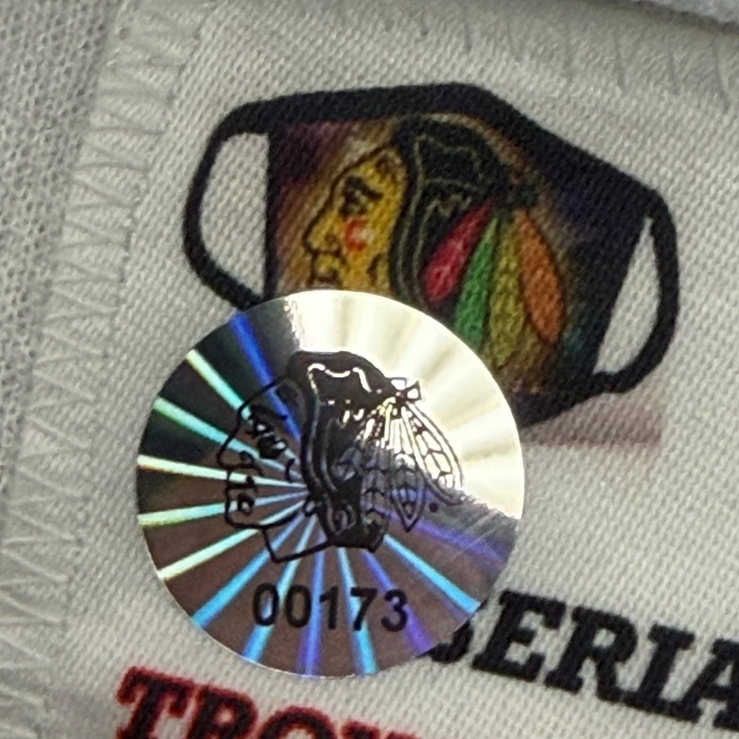 Adam Gaudette #11 Away Chicago Blackhawks Team Issued Jersey 2020-2021, Size 56 | 9134-173