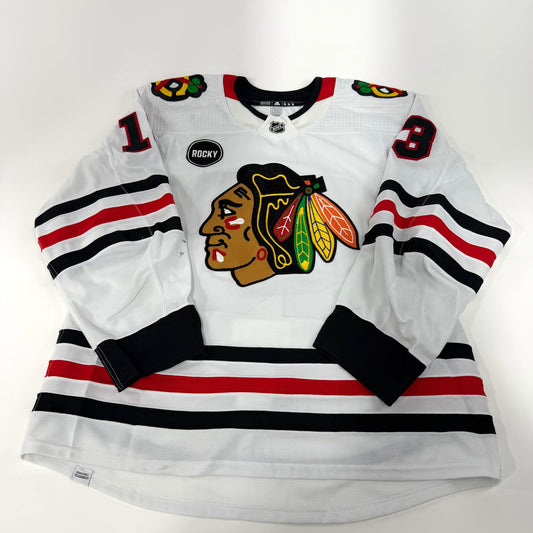 Zach Sanford #13 Away Chicago Blackhawks Jersey 2023-2024, Set #2 | Size 56 | 25628