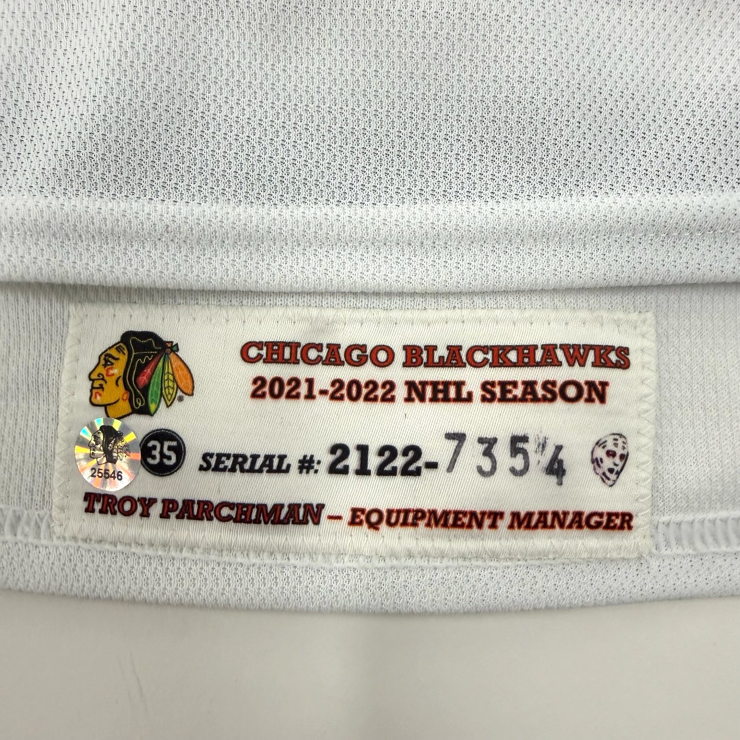 Henrik Borgstrom #13 Away Chicago Blackhawks Game Worn Jersey 2021-2022, Set 1 | Size 56 | 7354-25546
