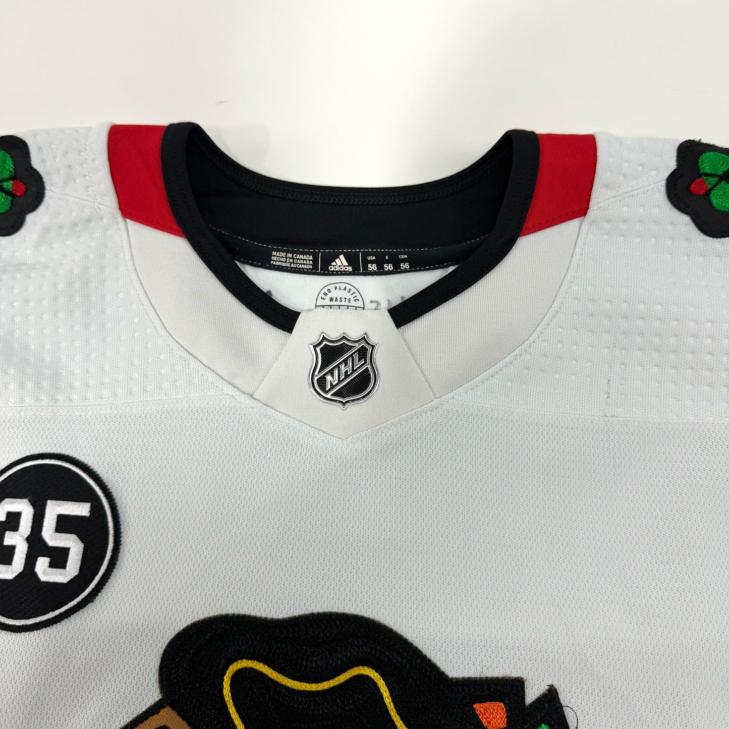 Henrik Borgstrom #13 Away Chicago Blackhawks Game Worn Jersey 2021-2022, Set 1 | Size 56 | 7354-25546