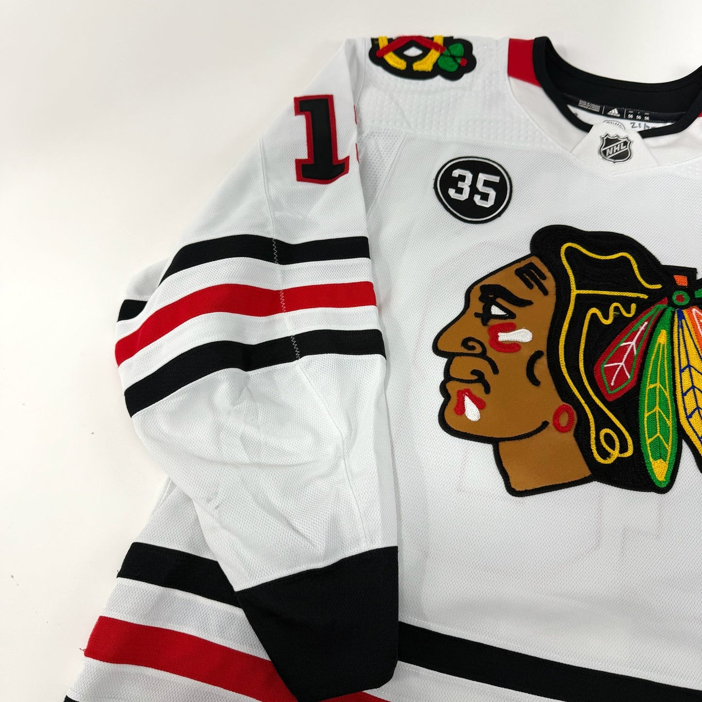 Henrik Borgstrom #13 Away Chicago Blackhawks Game Worn Jersey 2021-2022, Set 2 | Size 56 | 2951-25547
