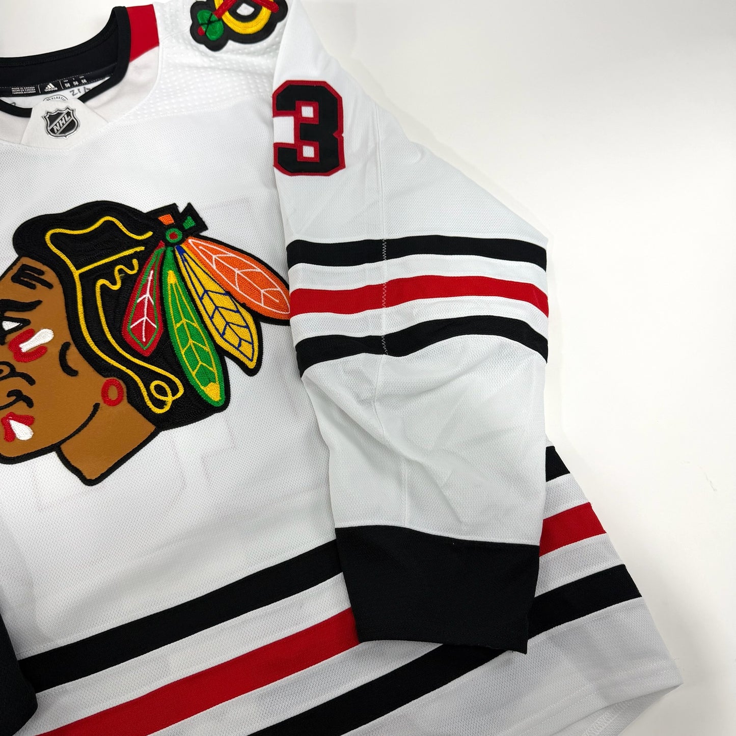 Henrik Borgstrom #13 Away Chicago Blackhawks Game Worn Jersey 2021-2022, Set 2 | Size 56 | 2951-25547