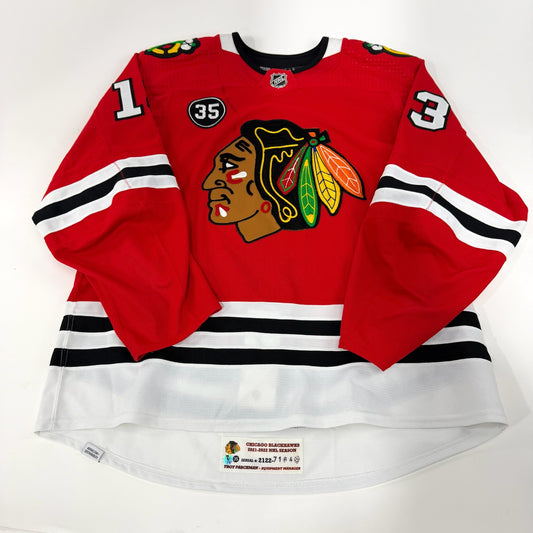 Henrik Borgstrom #13 Home Chicago Blackhawks Jersey 2021-2022, Set 1 | Size 56 | 7184-21732