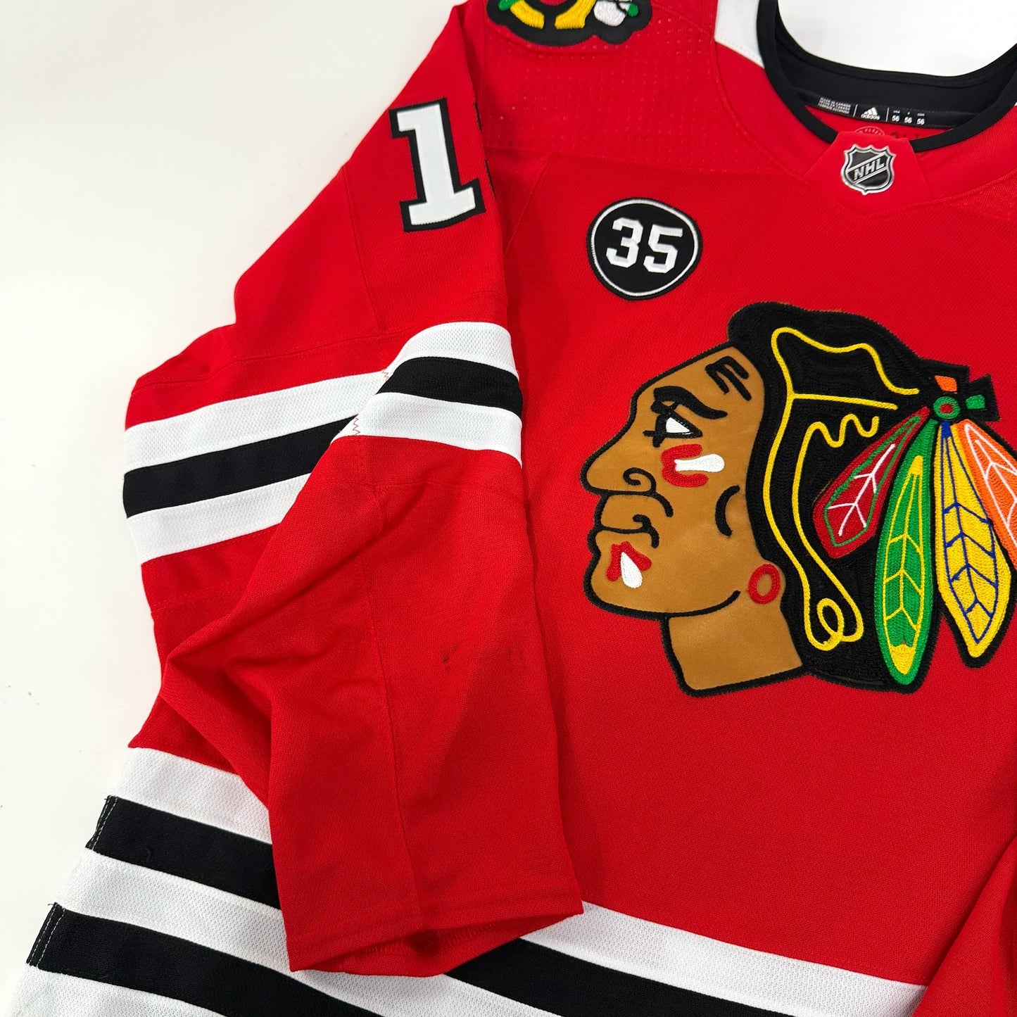 Henrik Borgstrom #13 Home Chicago Blackhawks Team Issued Jersey 2021-2022, Set 2 | Size 56 | 6212-21733