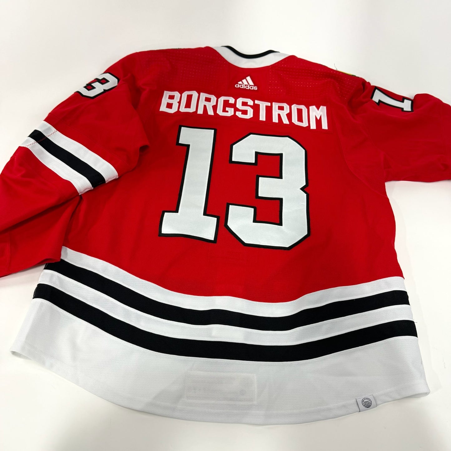 Henrik Borgstrom #13 Home Chicago Blackhawks Team Issued Jersey 2021-2022, Set 2 | Size 56 | 6212-21733