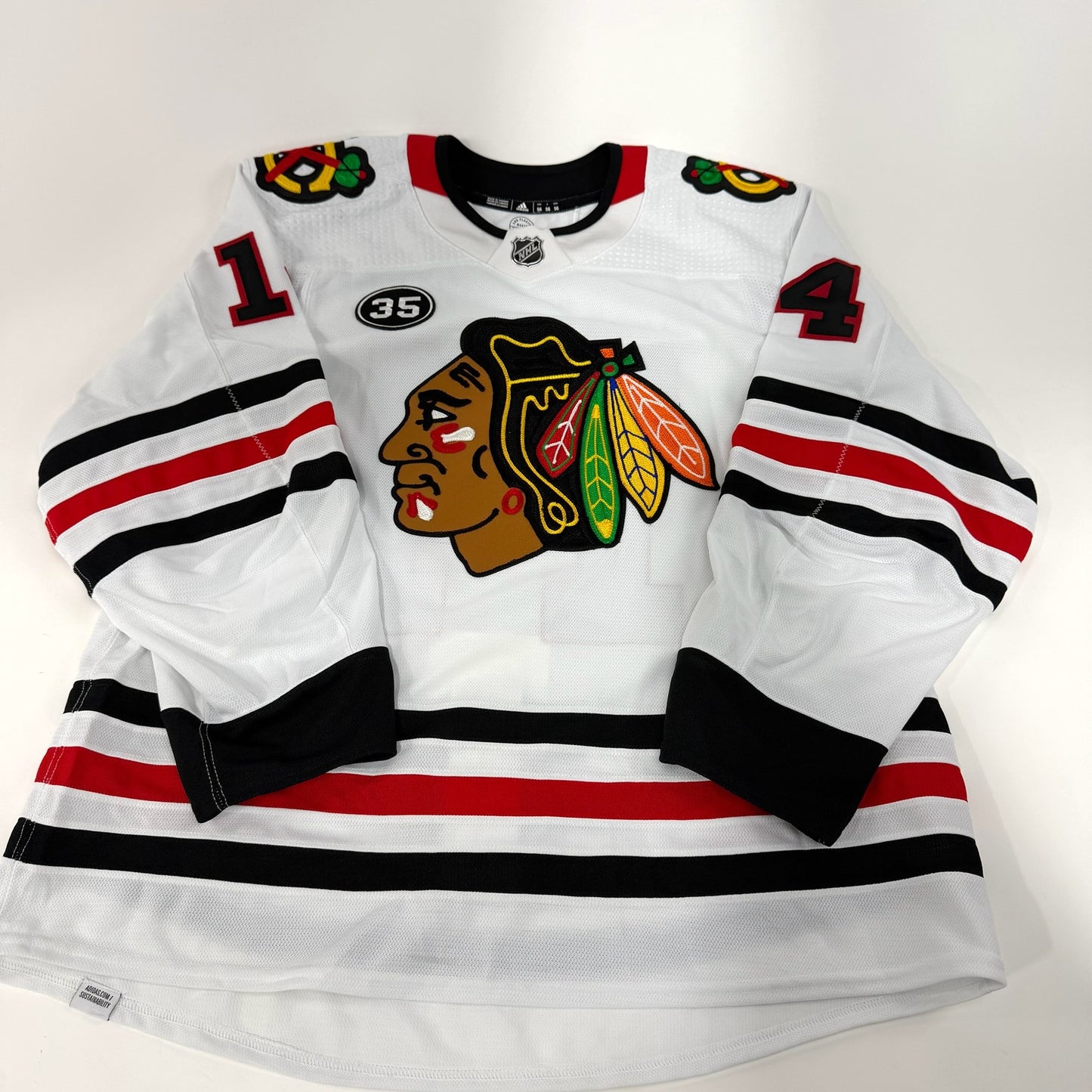 Boris Katchouk #14 Away Chicago Blackhawks Team Issued Jersey 2021-2022 | Size 56 | 21725