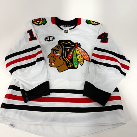 Boris Katchouk #14 Away Chicago Blackhawks Team Issued Jersey 2021-2022 | Size 56 | 21725