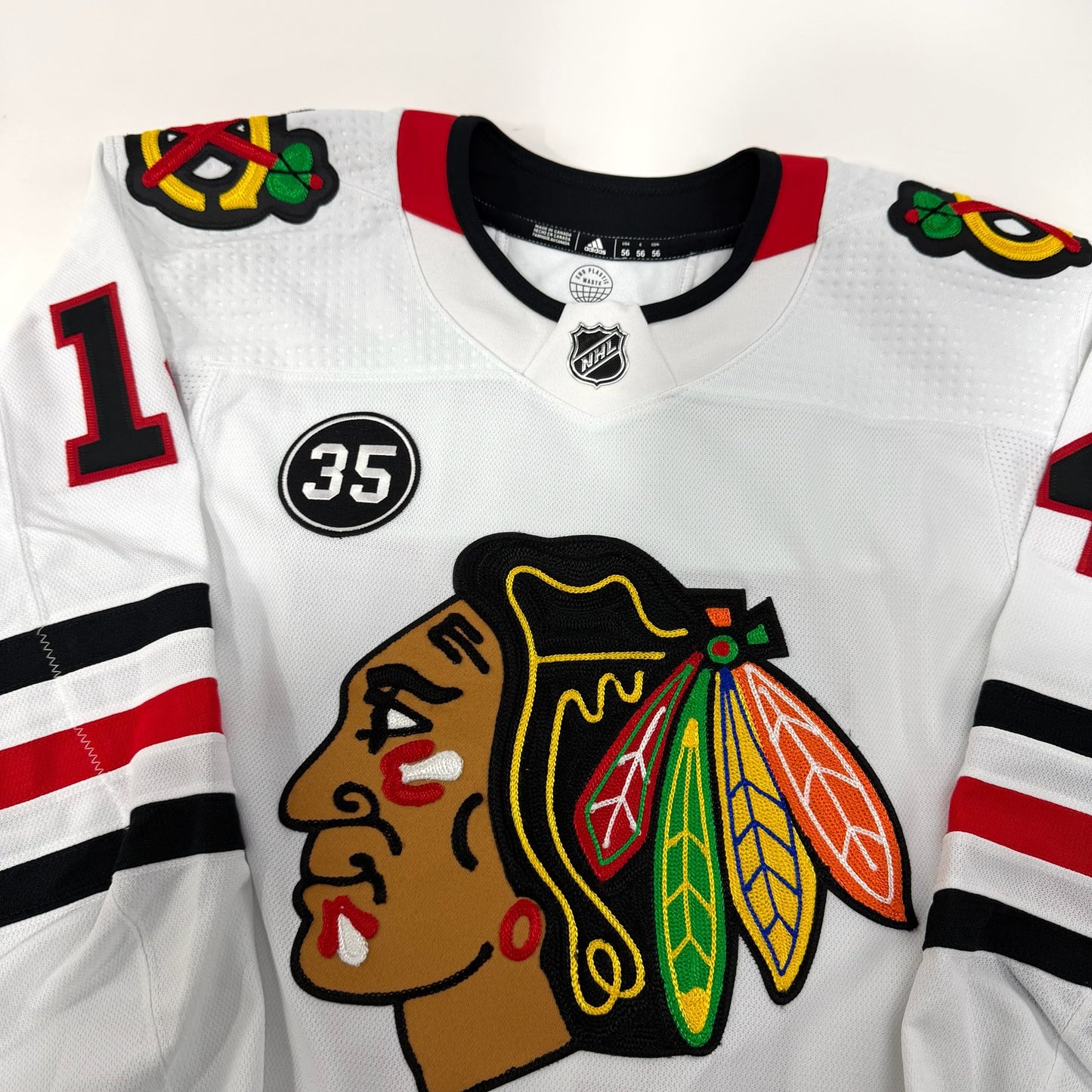 Boris Katchouk #14 Away Chicago Blackhawks Team Issued Jersey 2021-2022 | Size 56 | 21725