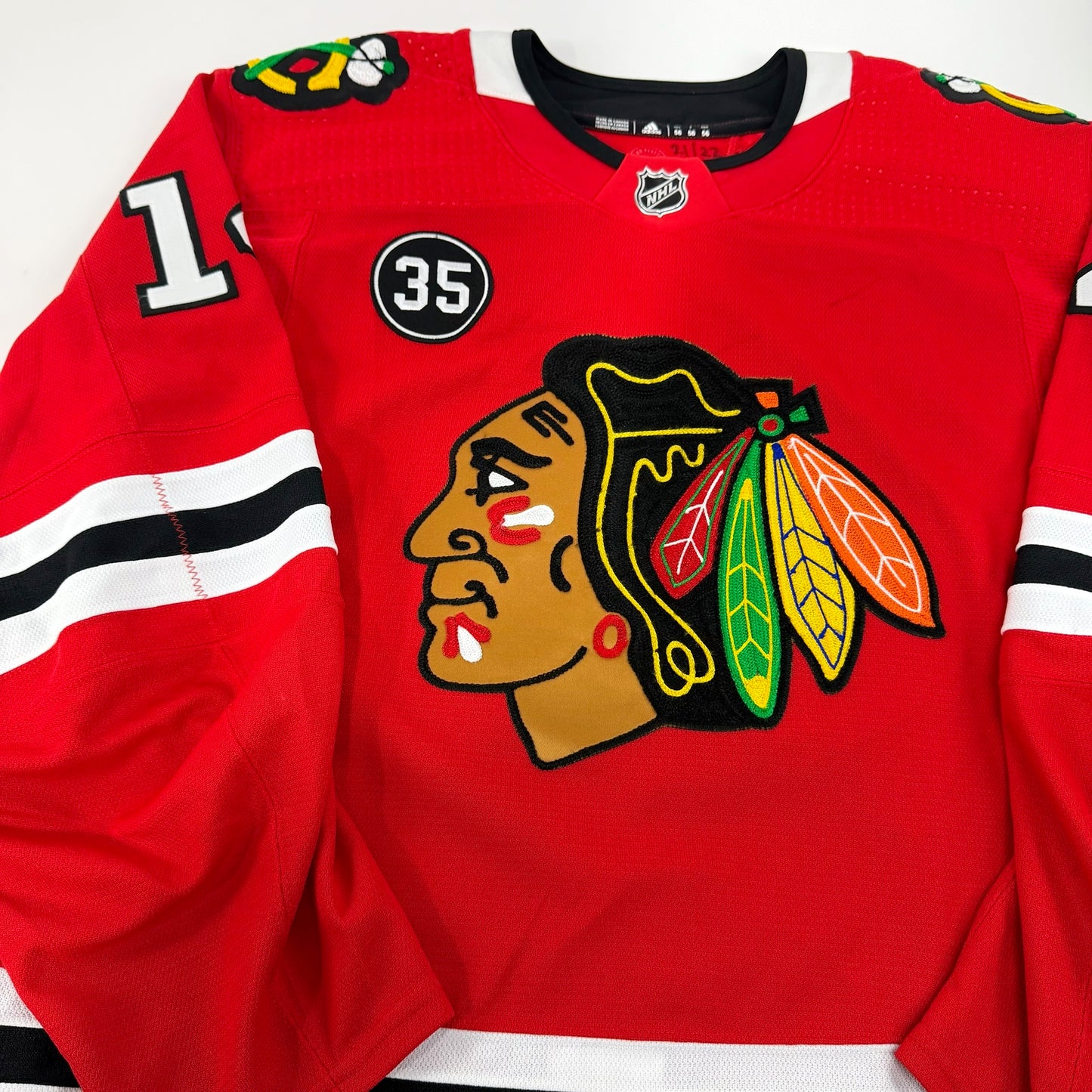 Boris Katchouk #14 Home Chicago Blackhawks Team Issued Jersey 2021-2022, Set 1 | Size 56 | 5919-21727
