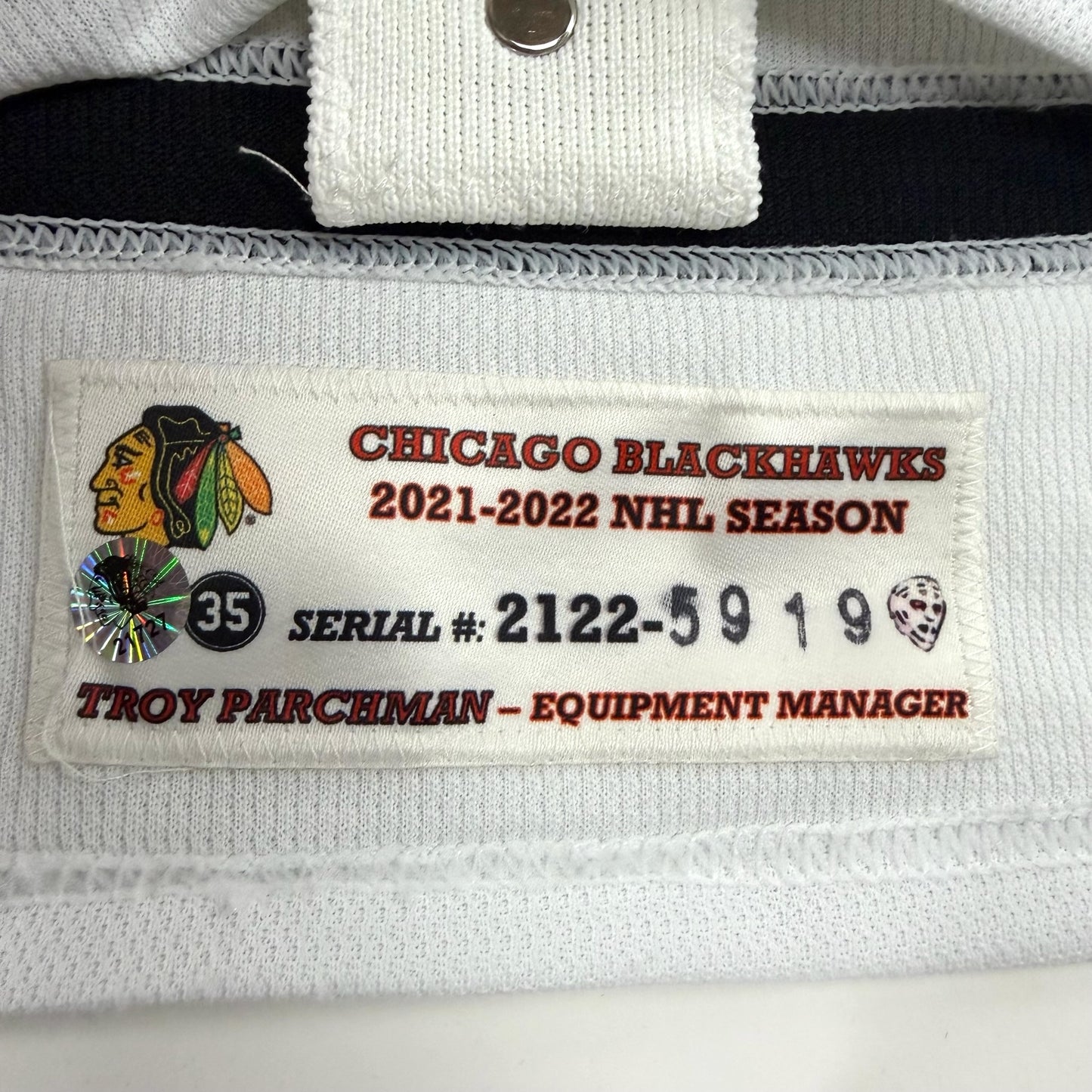 Boris Katchouk #14 Home Chicago Blackhawks Team Issued Jersey 2021-2022, Set 1 | Size 56 | 5919-21727