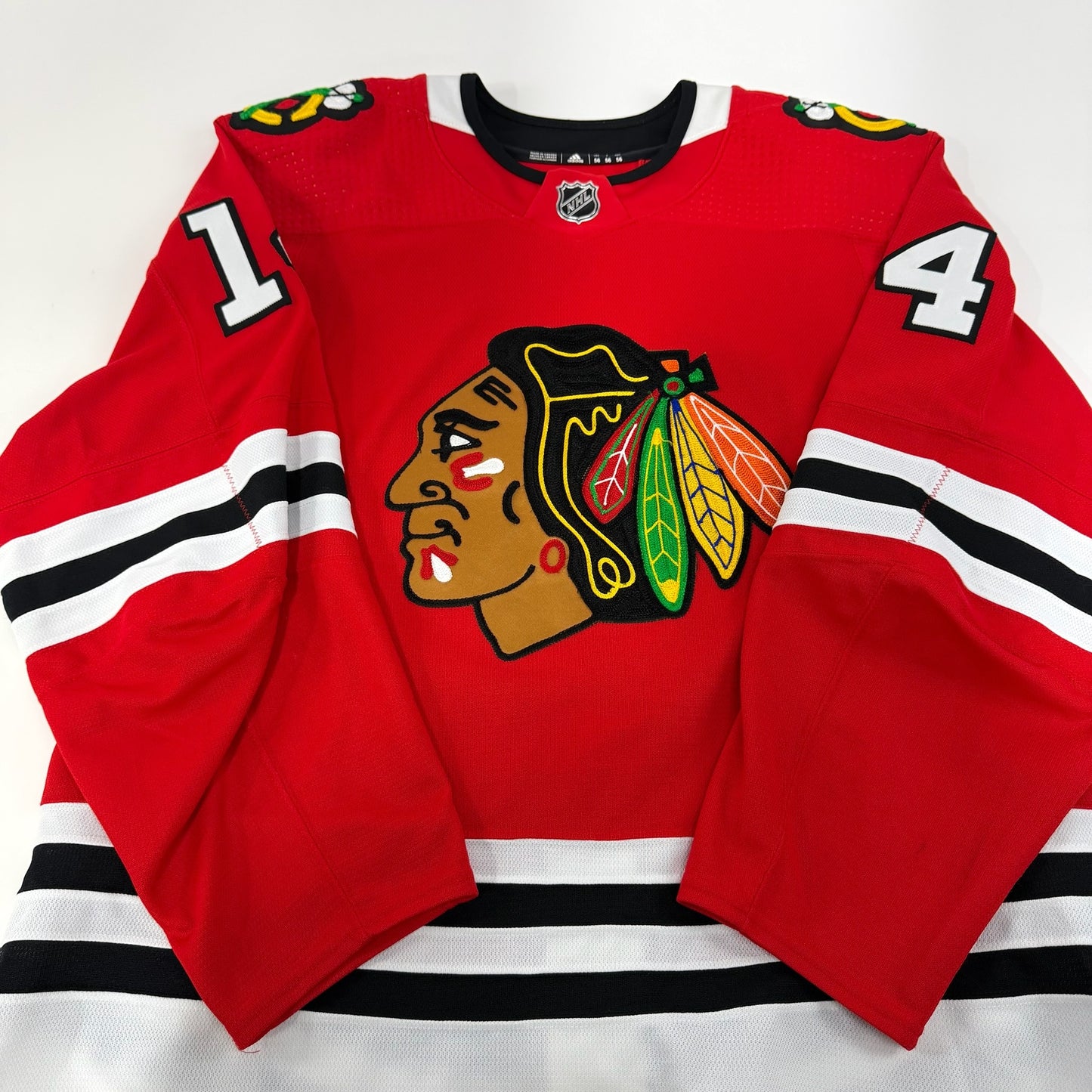 Boris Katchouk #14 Home Chicago Blackhawks Team Issued Jersey 2022-2023, Set 2 | Size 56 | 9659-25484
