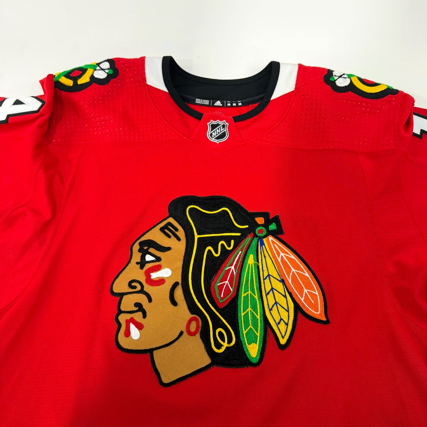 Boris Katchouk #14 Home Chicago Blackhawks Team Issued Jersey 2022-2023, Set 2 | Size 56 | 9659-25484