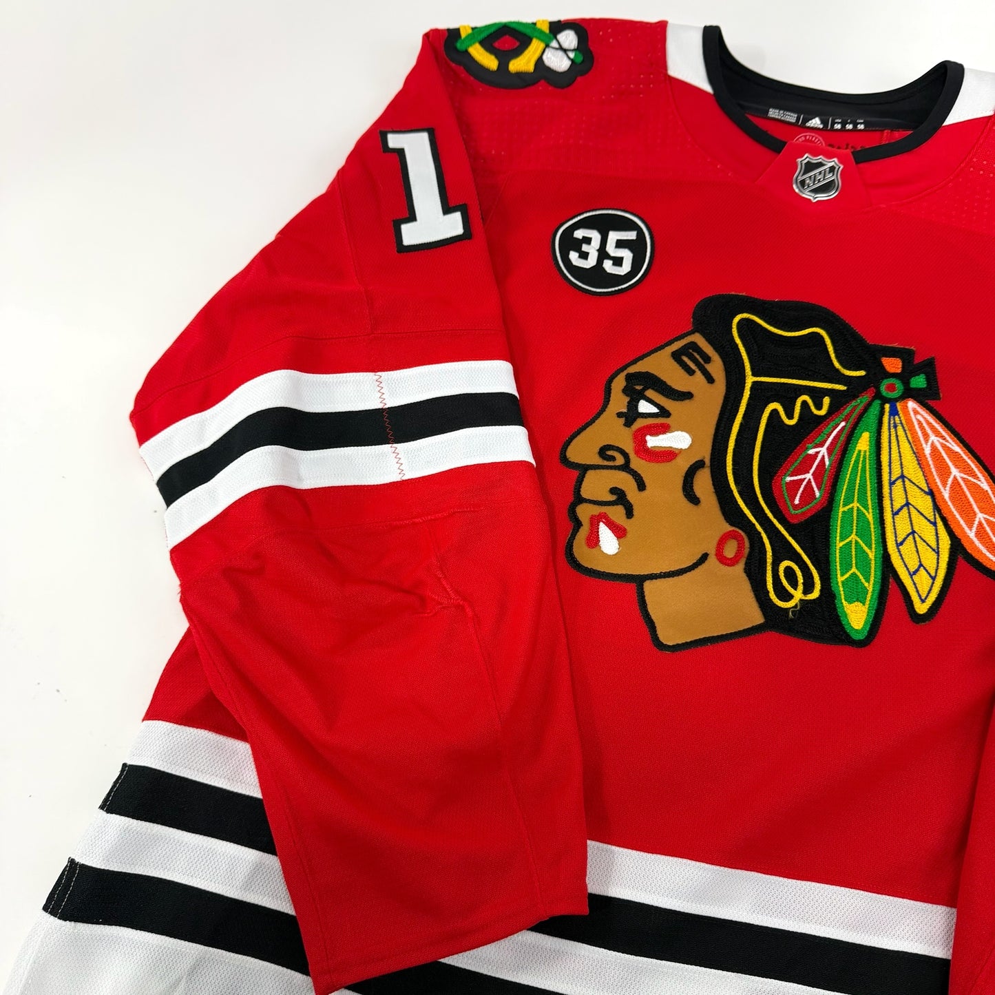 Jujhar Khaira #16 Home Chicago Blackhawks Jersey 2021-2022, Set 3 | Size 58 | 4521-21729