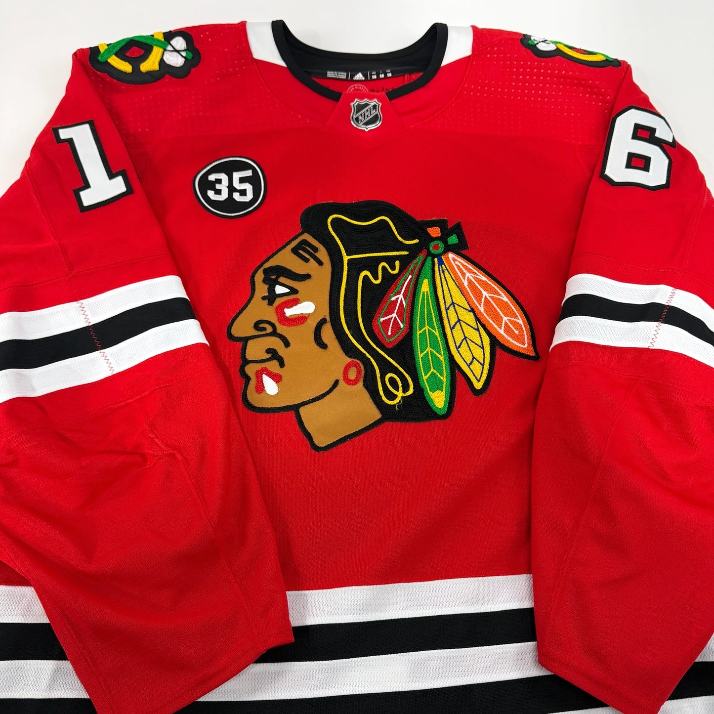 Jujhar Khaira #16 Home Chicago Blackhawks Jersey 2021-2022, Set 3 | Size 58 | 4521-21729