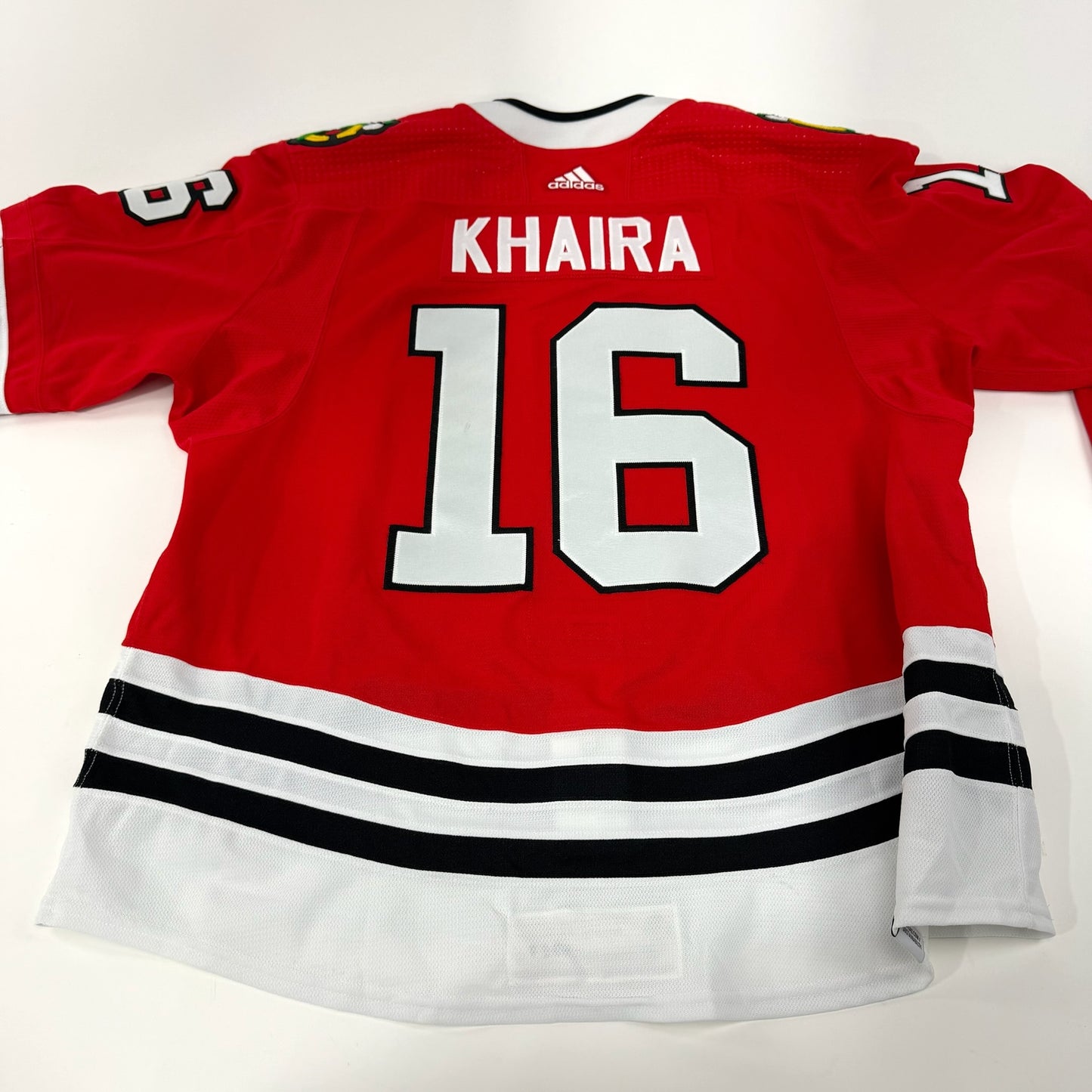 Jujhar Khaira #16 Home Chicago Blackhawks Jersey 2021-2022, Set 3 | Size 58 | 4521-21729