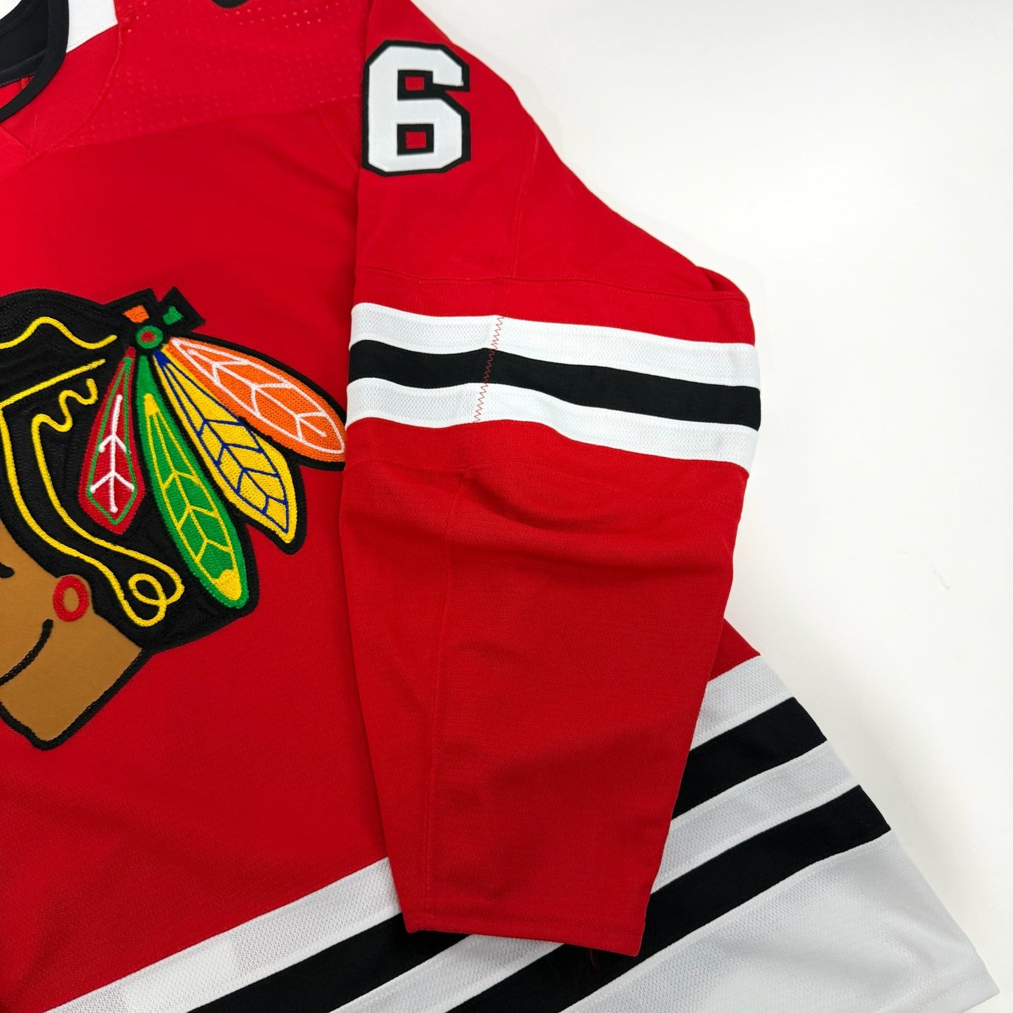 Jujhar Khaira #16 Home Chicago Blackhawks Team Issued Jersey 2021-2022 | Size 58 | 21708