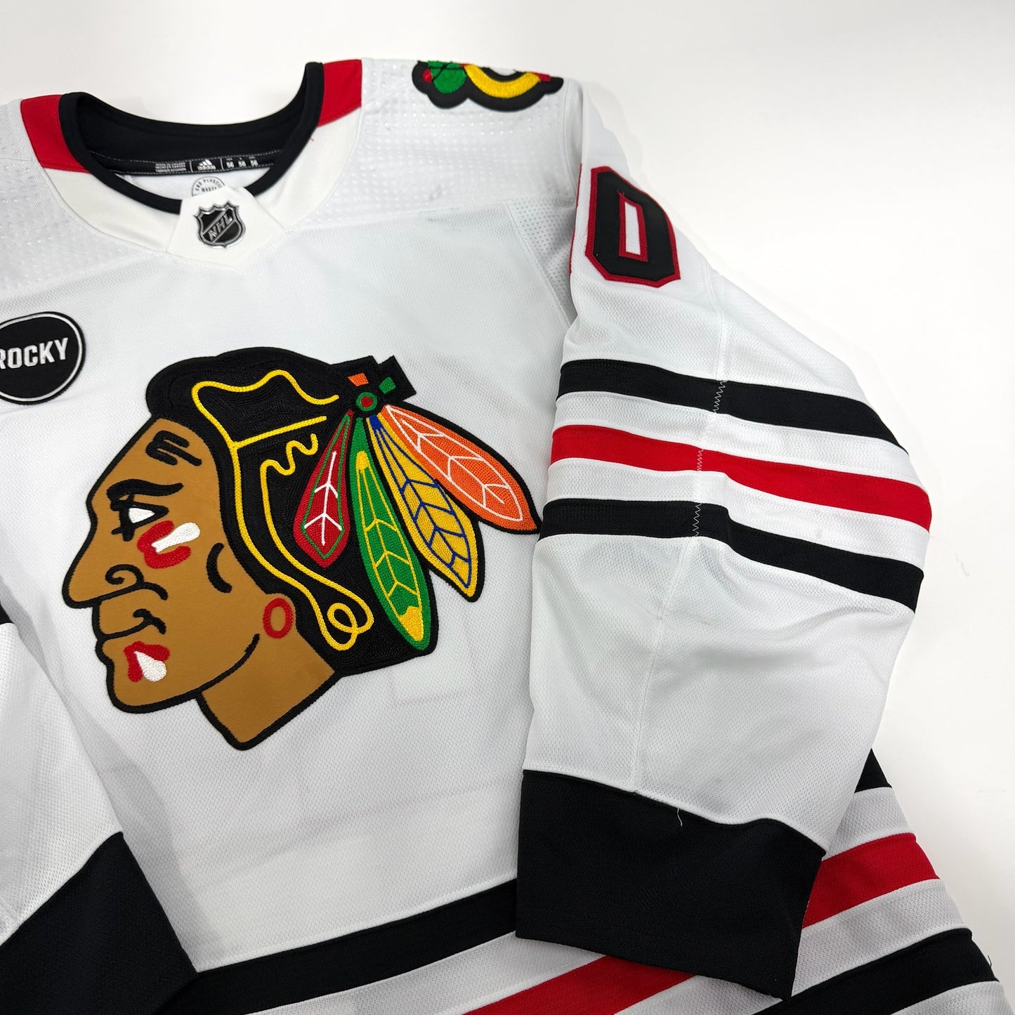 Rem Pitlick #20 Away Chicago Blackhawks Team Issued Jersey 2023-2024 | Size 56 | 23760