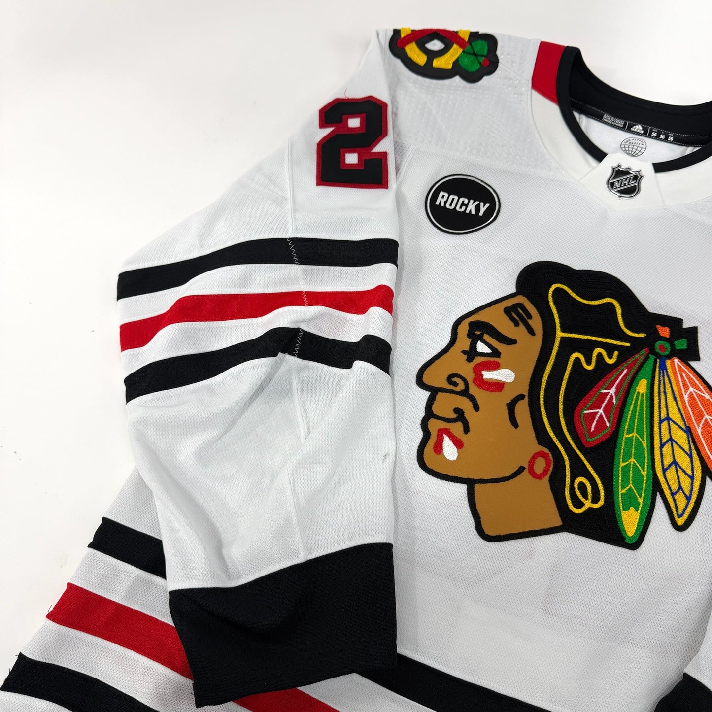 Rem Pitlick #20 Away Chicago Blackhawks Team Issued Jersey 2023-2024 | Size 56 | 5315-23761