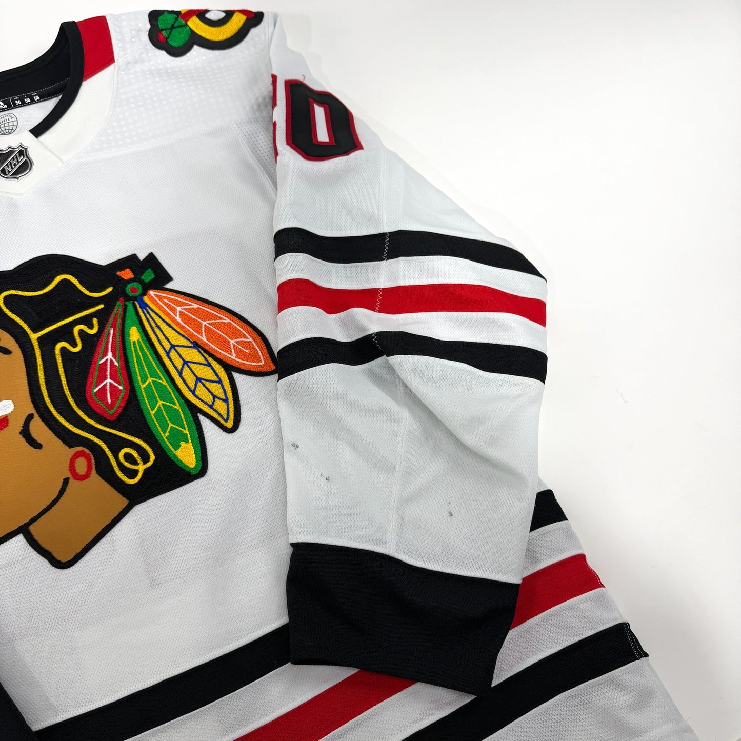 Rem Pitlick #20 Away Chicago Blackhawks Team Issued Jersey 2023-2024 | Size 56 | 5315-23761