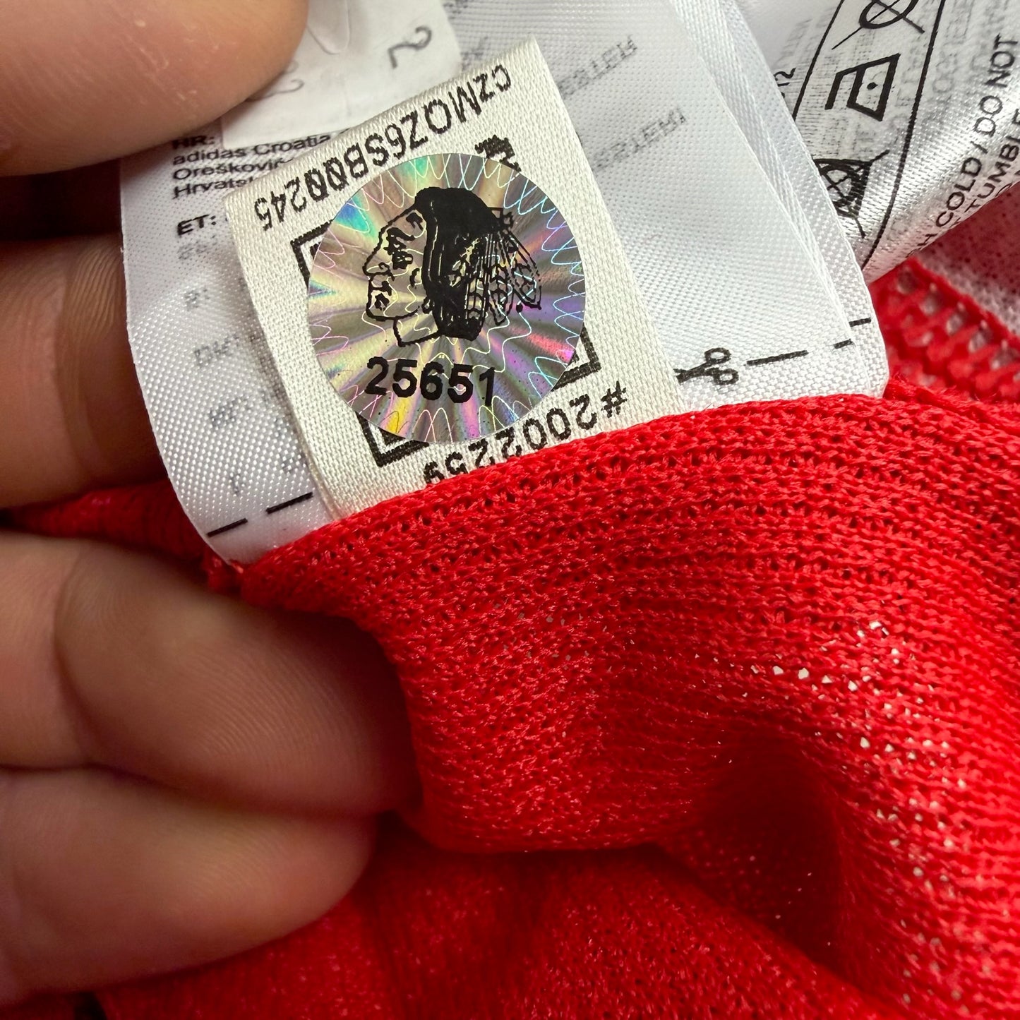 Rem Pitlick #20 Home Chicago Blackhawks Team Issued Jersey 2023-2024 | Size 56 | 25651