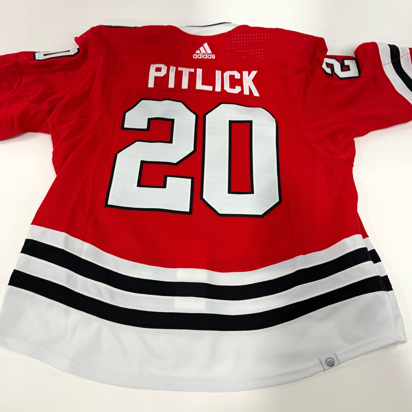 Rem Pitlick #20 Home Chicago Blackhawks Team Issued Jersey 2023-2024 | Size 56 | 25651