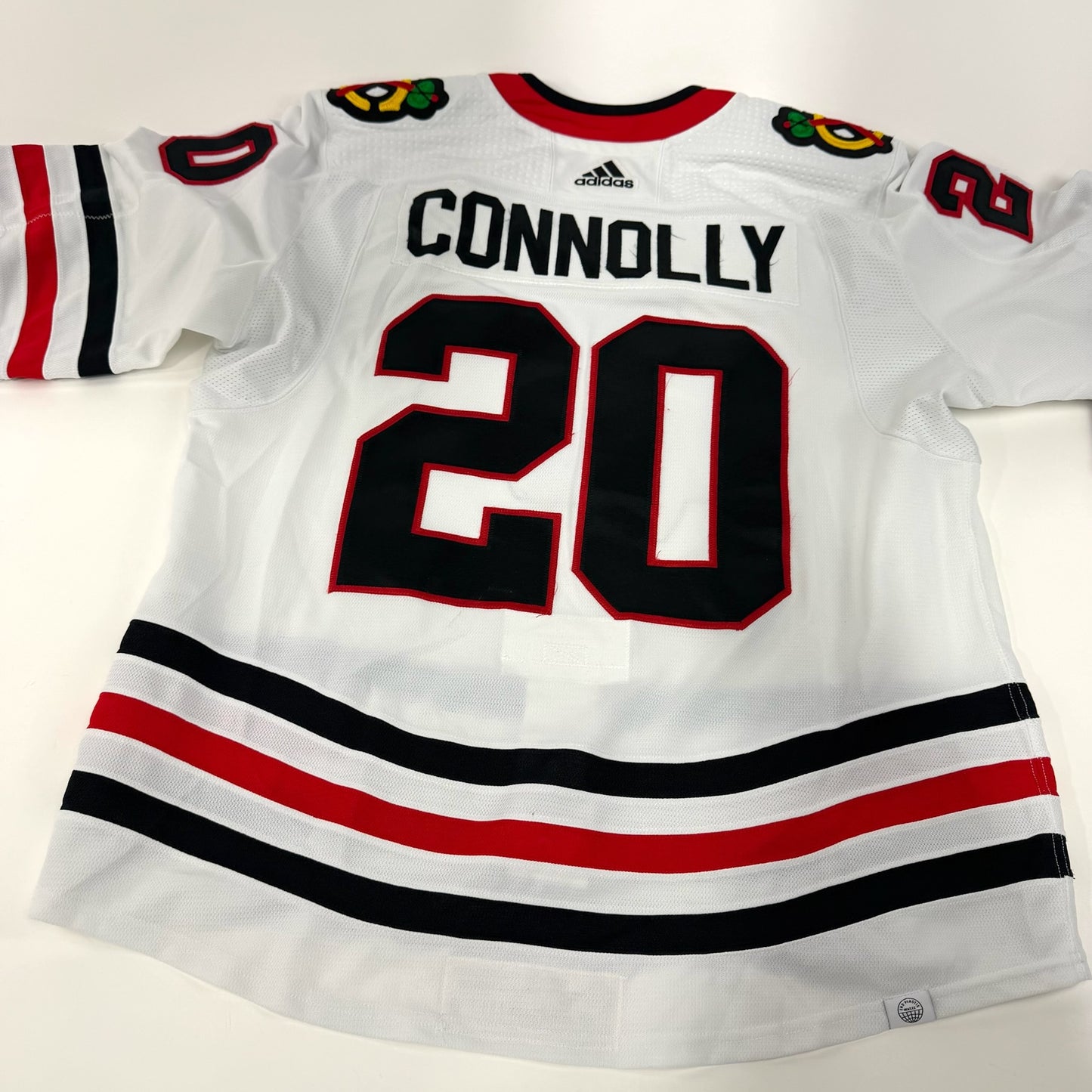 Brett Connolly #20 Away Chicago Blackhawks Game Worn Jersey 2021-2022, Set 1 | Size 56 | 1187-25548