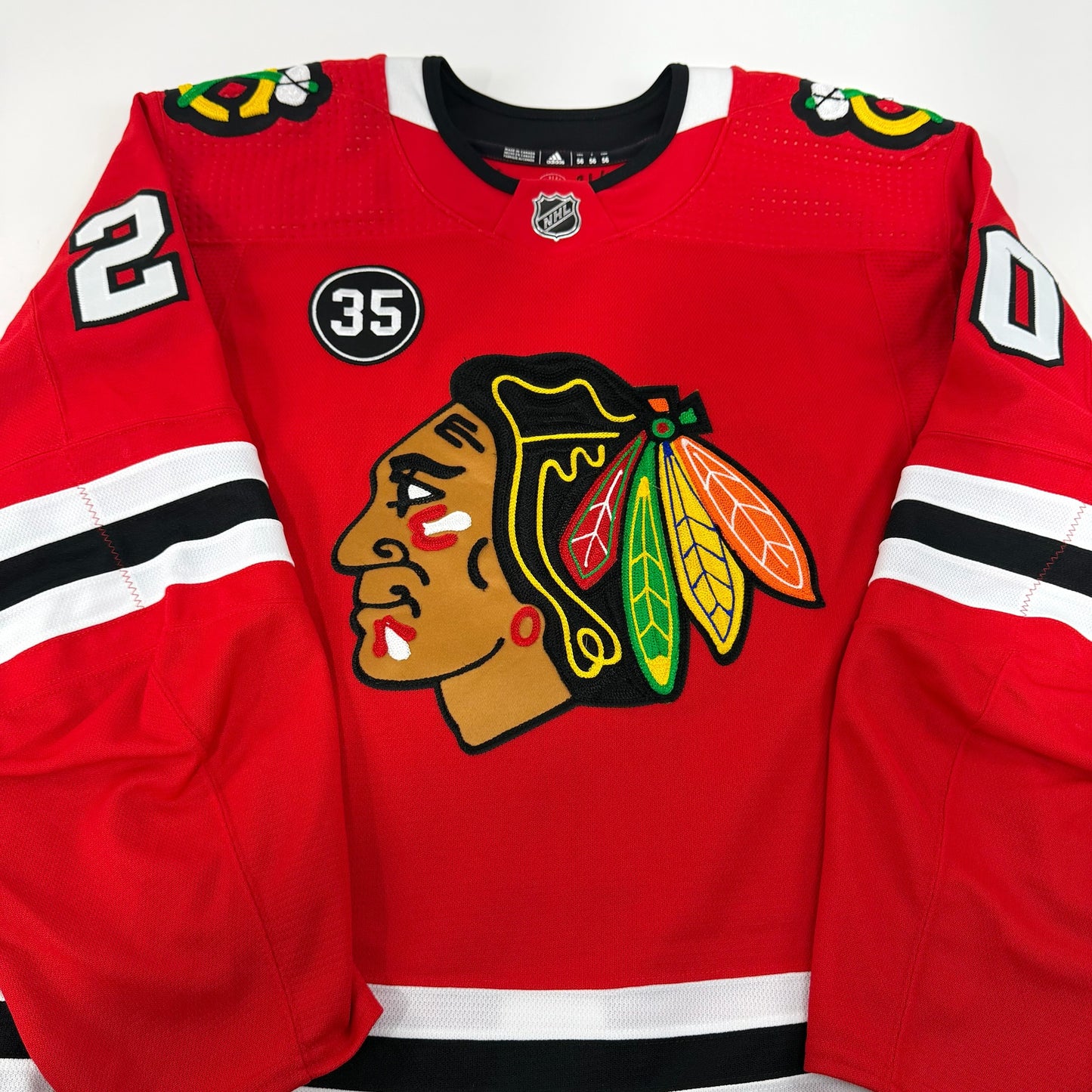 Brett Connolly #20 Home Chicago Blackhawks Team Issued Jersey 2021-2022, Set 1 | Size 56 | 2892-21707