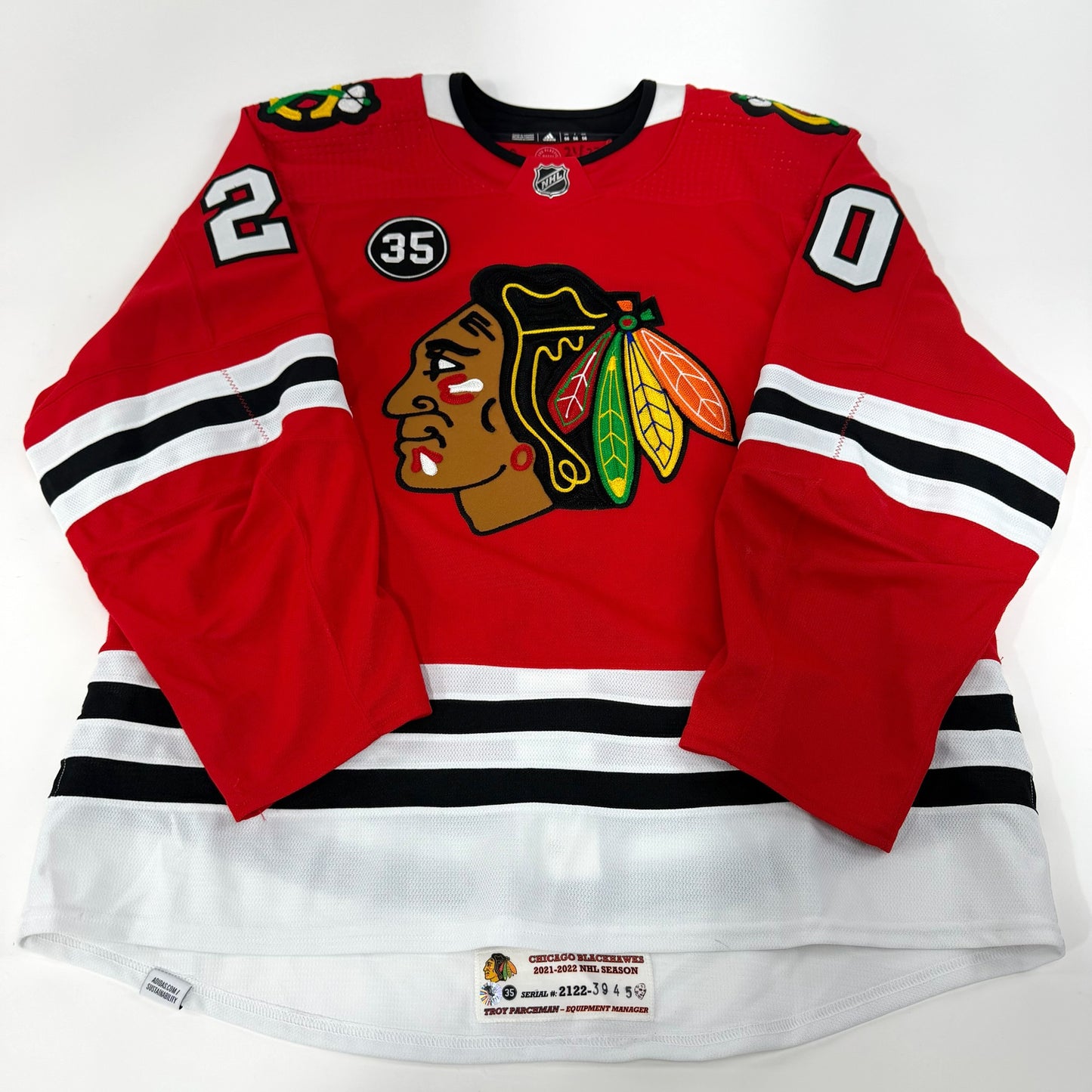 Brett Connolly #20 Home Chicago Blackhawks Jersey 2021-2022, Set 2 | Size 56 | 3945-21711