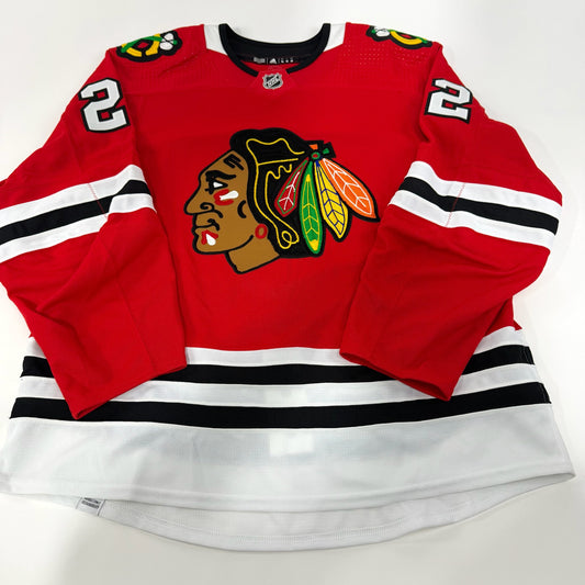 Garrett Mitchell #22 Home Chicago Blackhawks Team Issued Jersey 2022-2023 | Size 56 | 25599