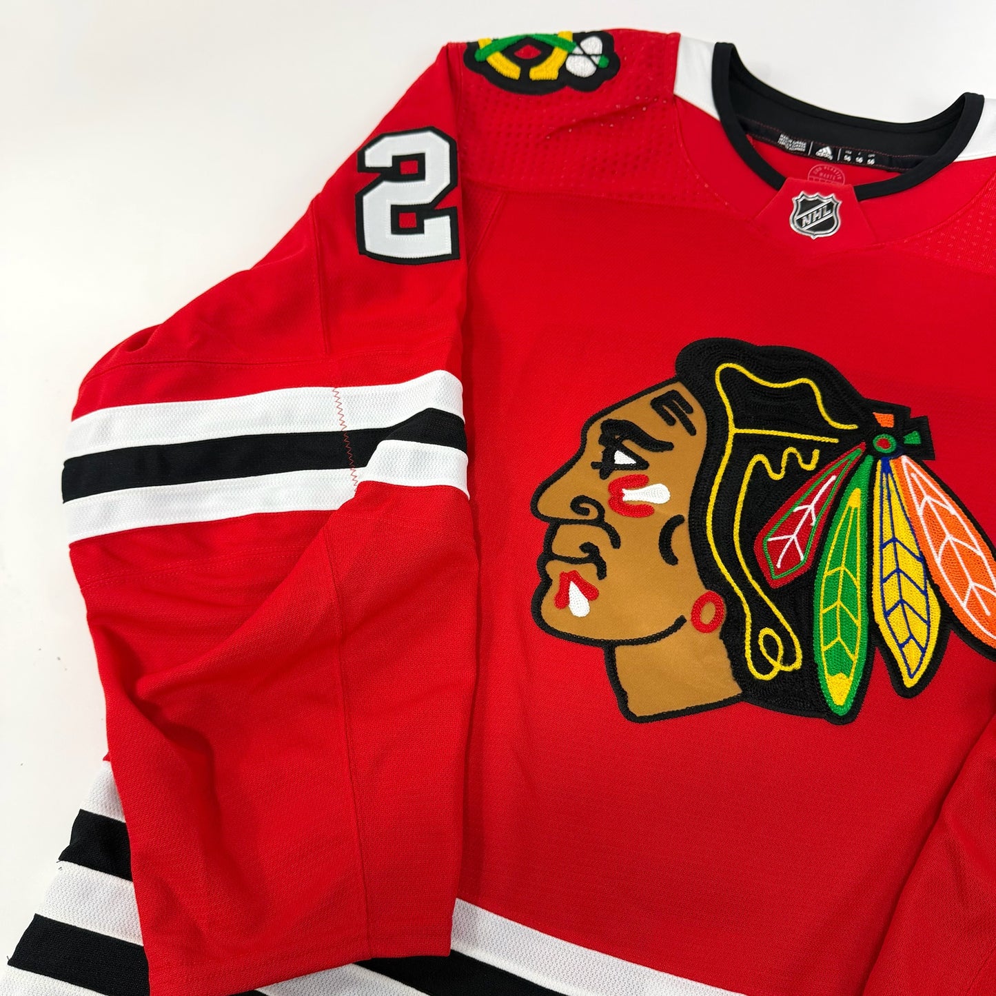 Garrett Mitchell #22 Home Chicago Blackhawks Team Issued Jersey 2022-2023 | Size 56 | 25599