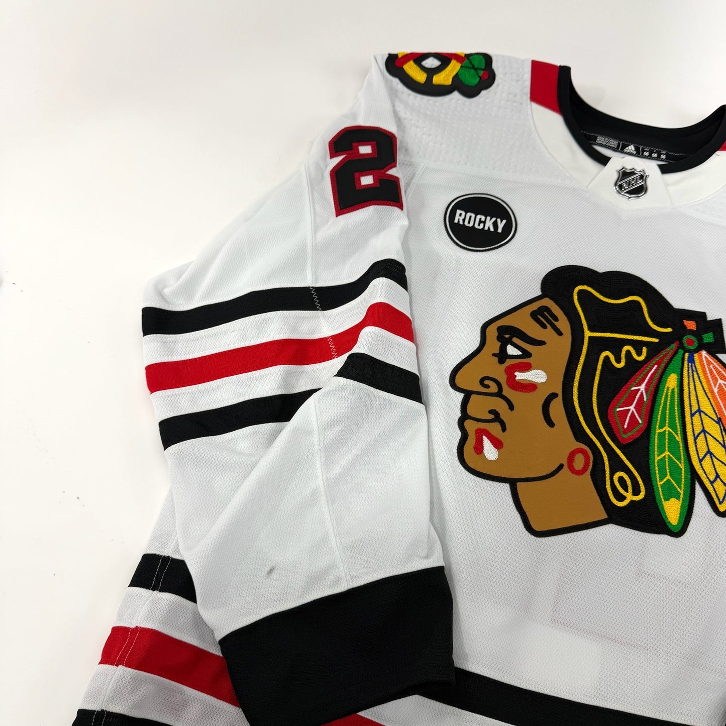 Nikita Zaitsev #22 Away Chicago Blackhawks Team Issued Jersey 2023-2024 | Size 56 | 25589