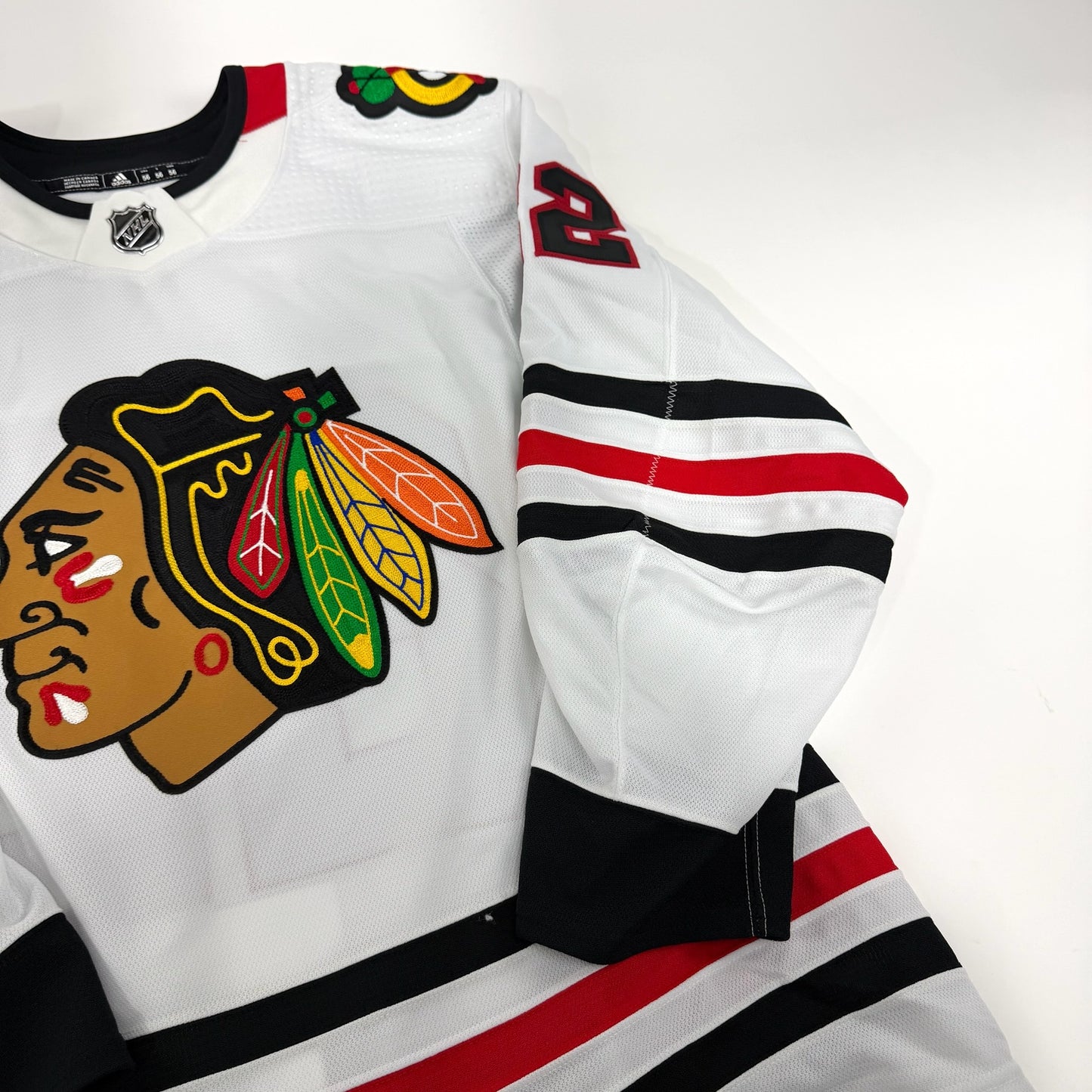 Nikita Zaitsev #22 Away Chicago Blackhawks Team Issued Jersey 2023-2024 | Size 56 | 25589