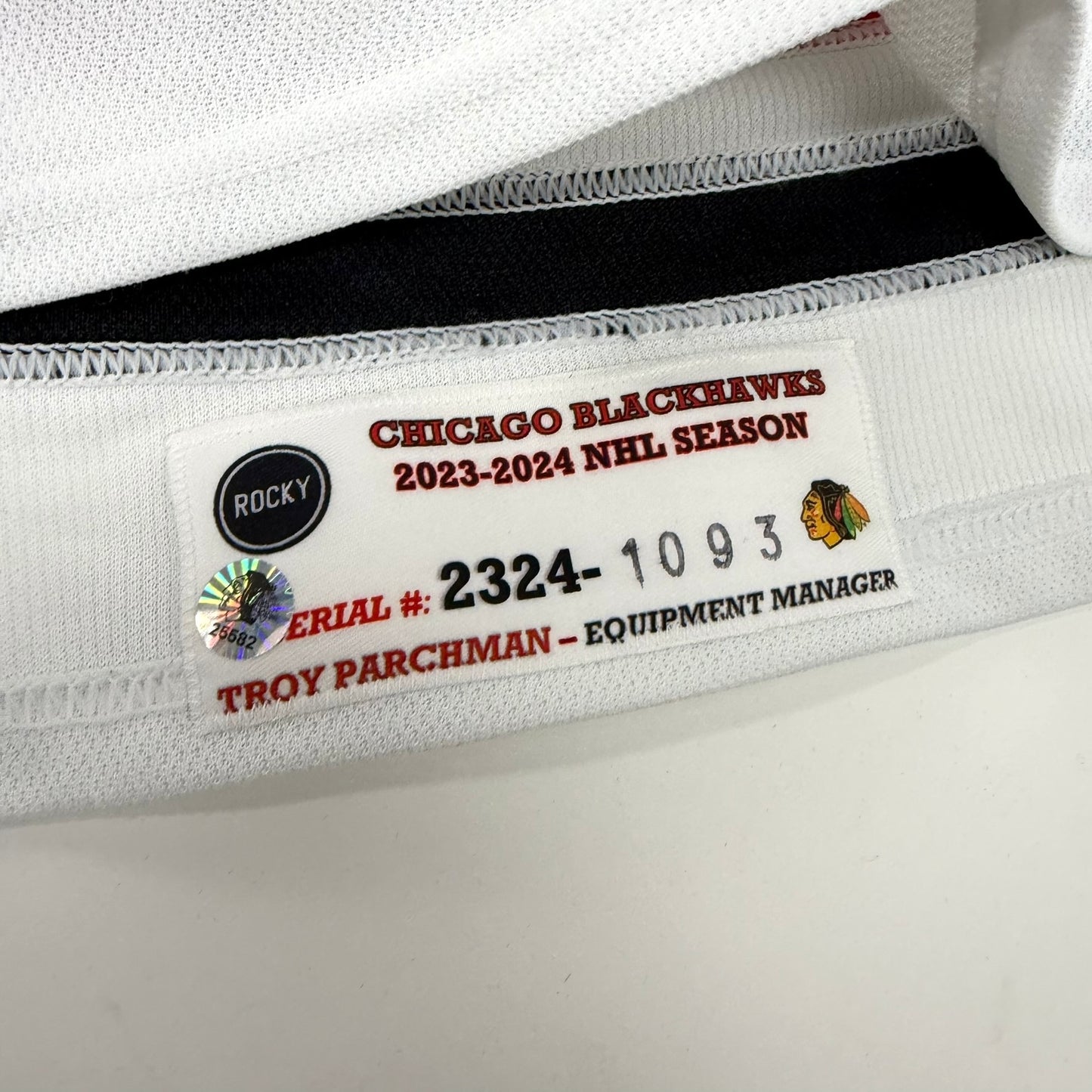 Nikita Zaitsev #22 Away Chicago Blackhawks Game Worn Jersey 2023-2024, Set 2 | 1093-25582